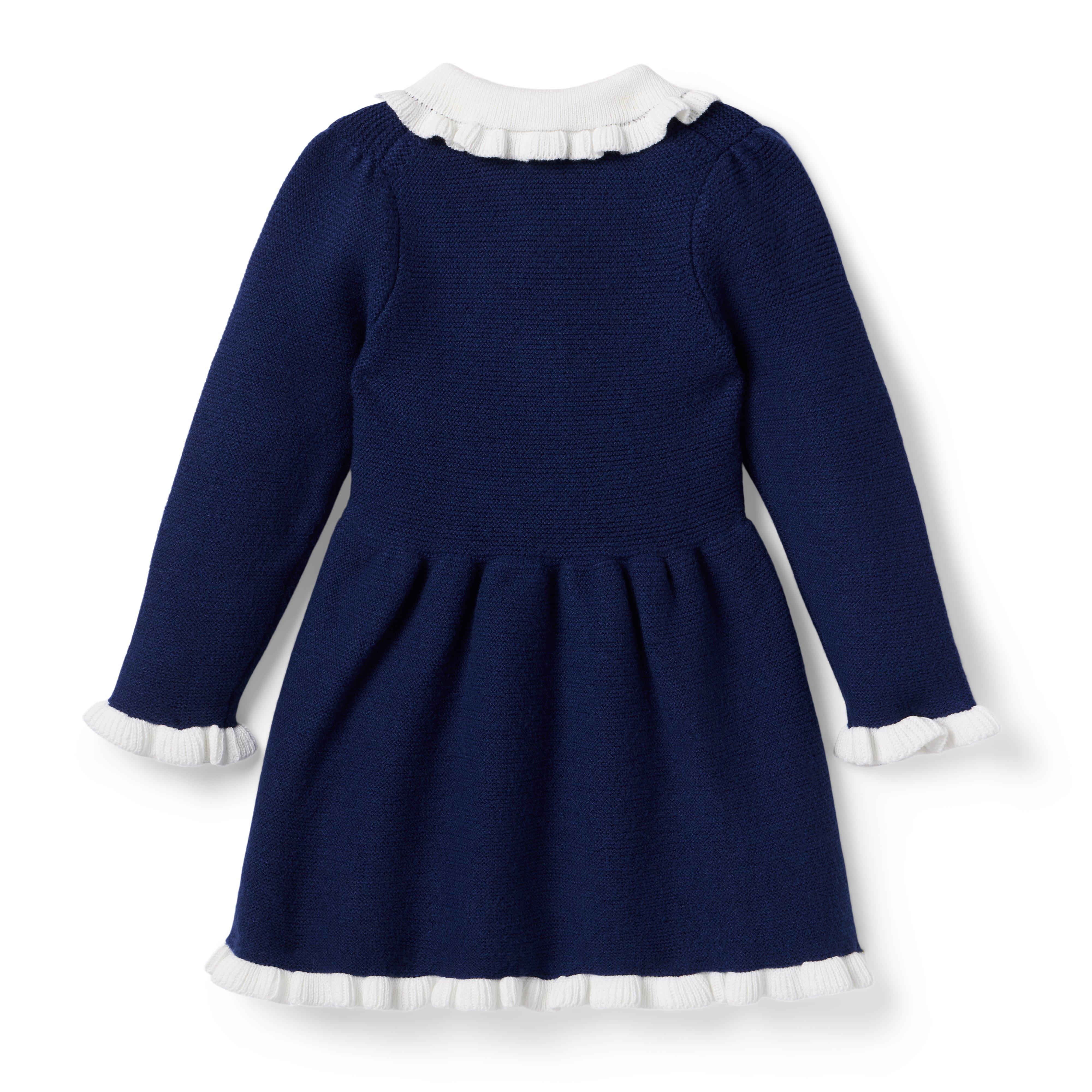 Ruffle Trim Sweater Dress image number 1
