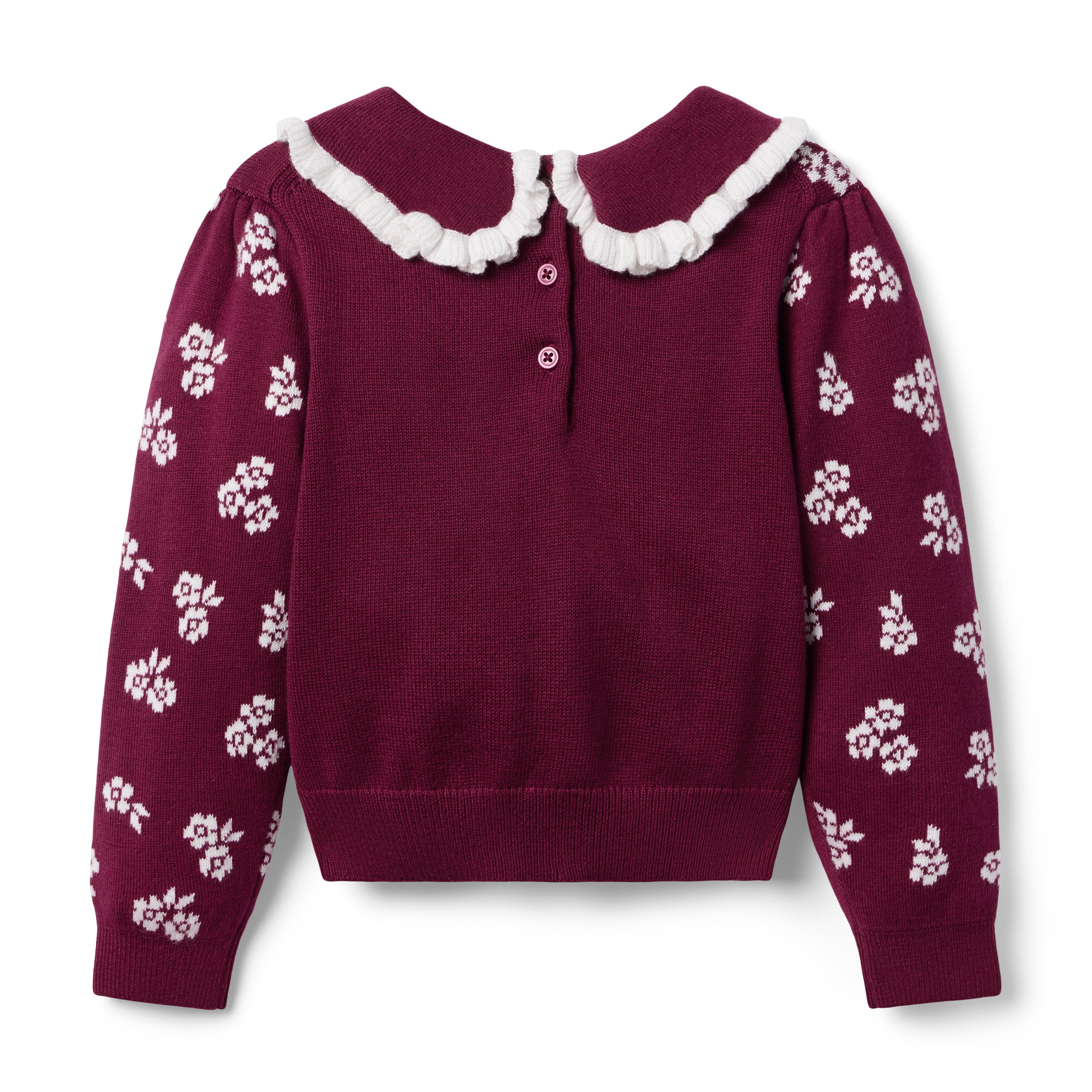 Floral Collared Sweater image number 2