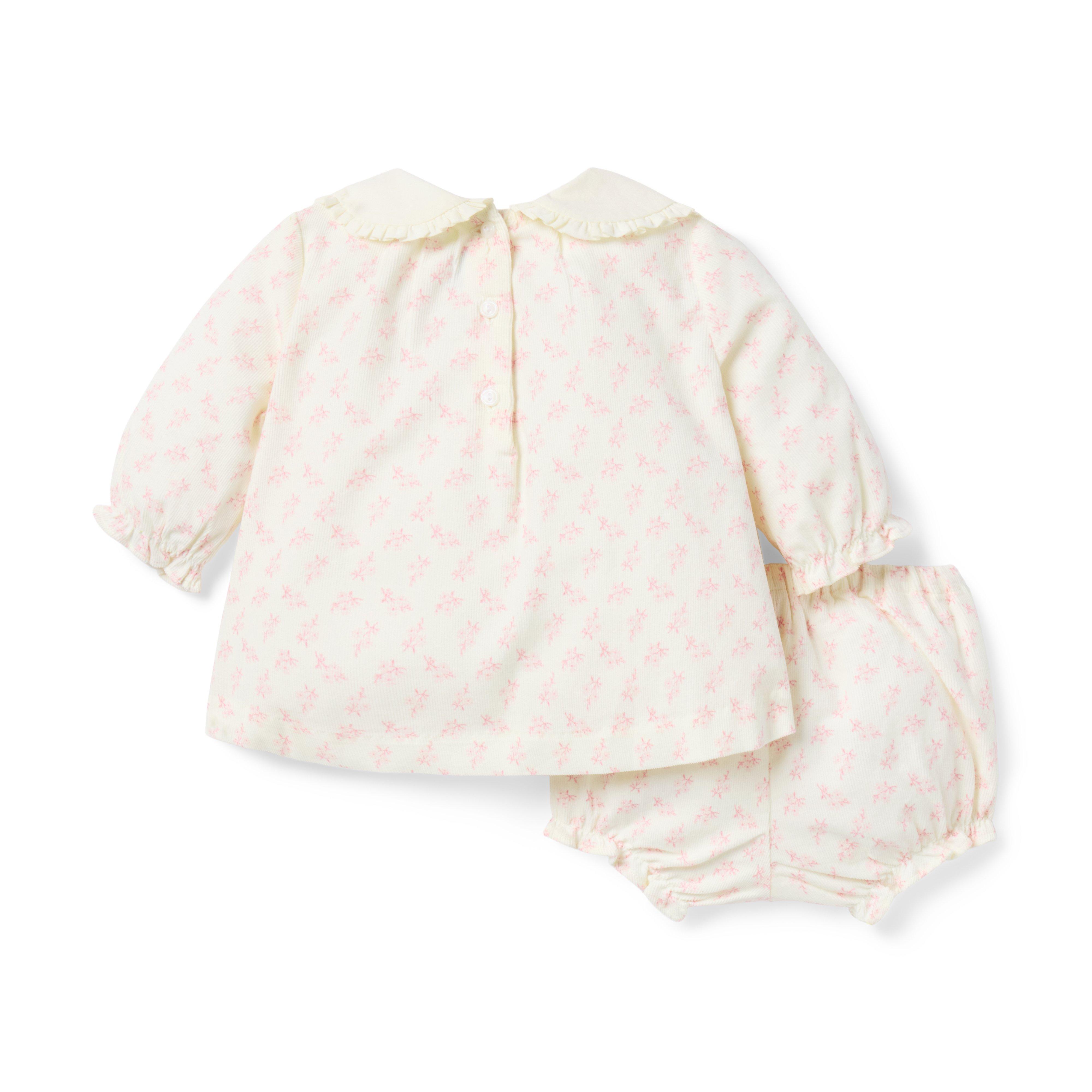 Baby Floral Corduroy Matching Set image number 2