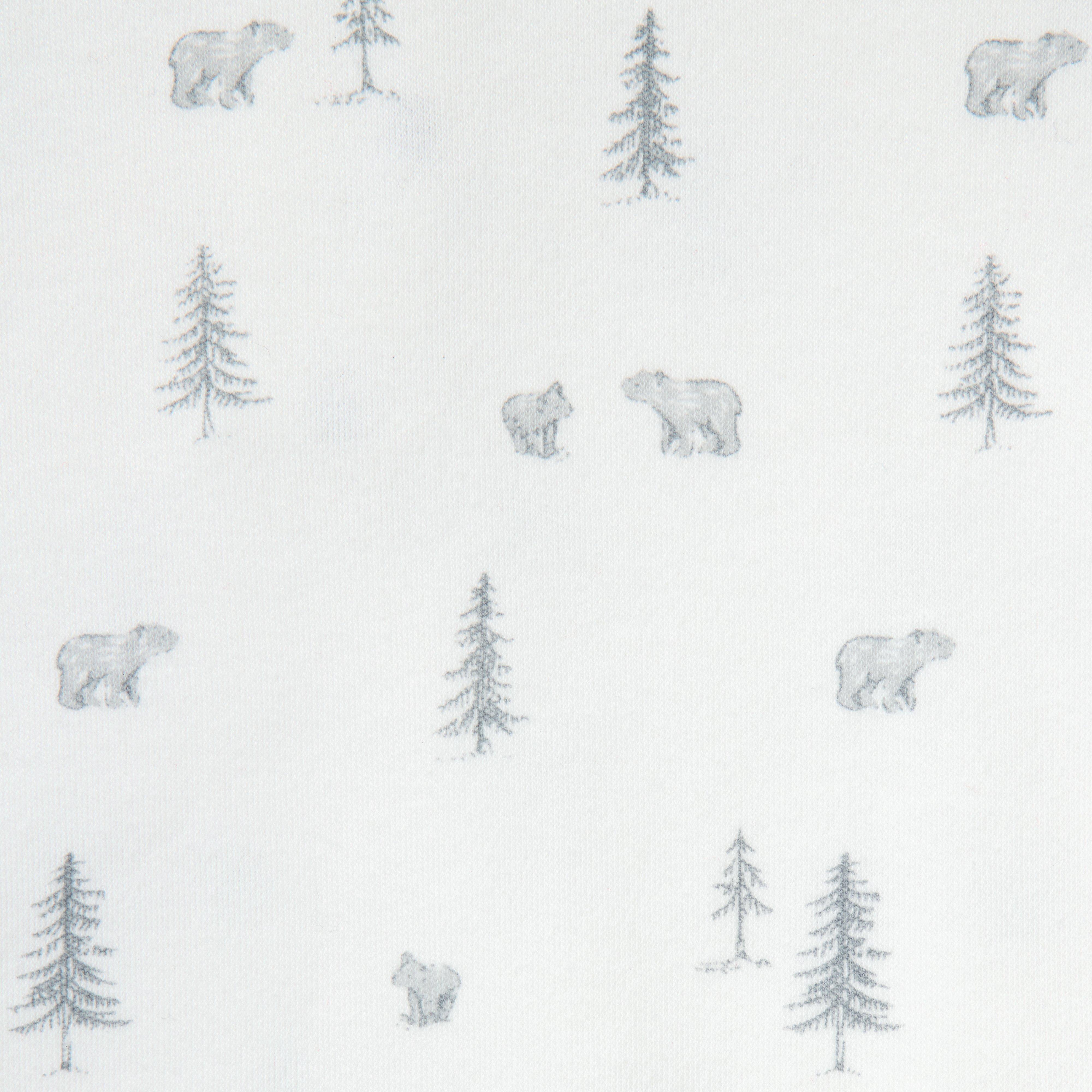 Baby Bear Forest Collared Bodysuit image number 1