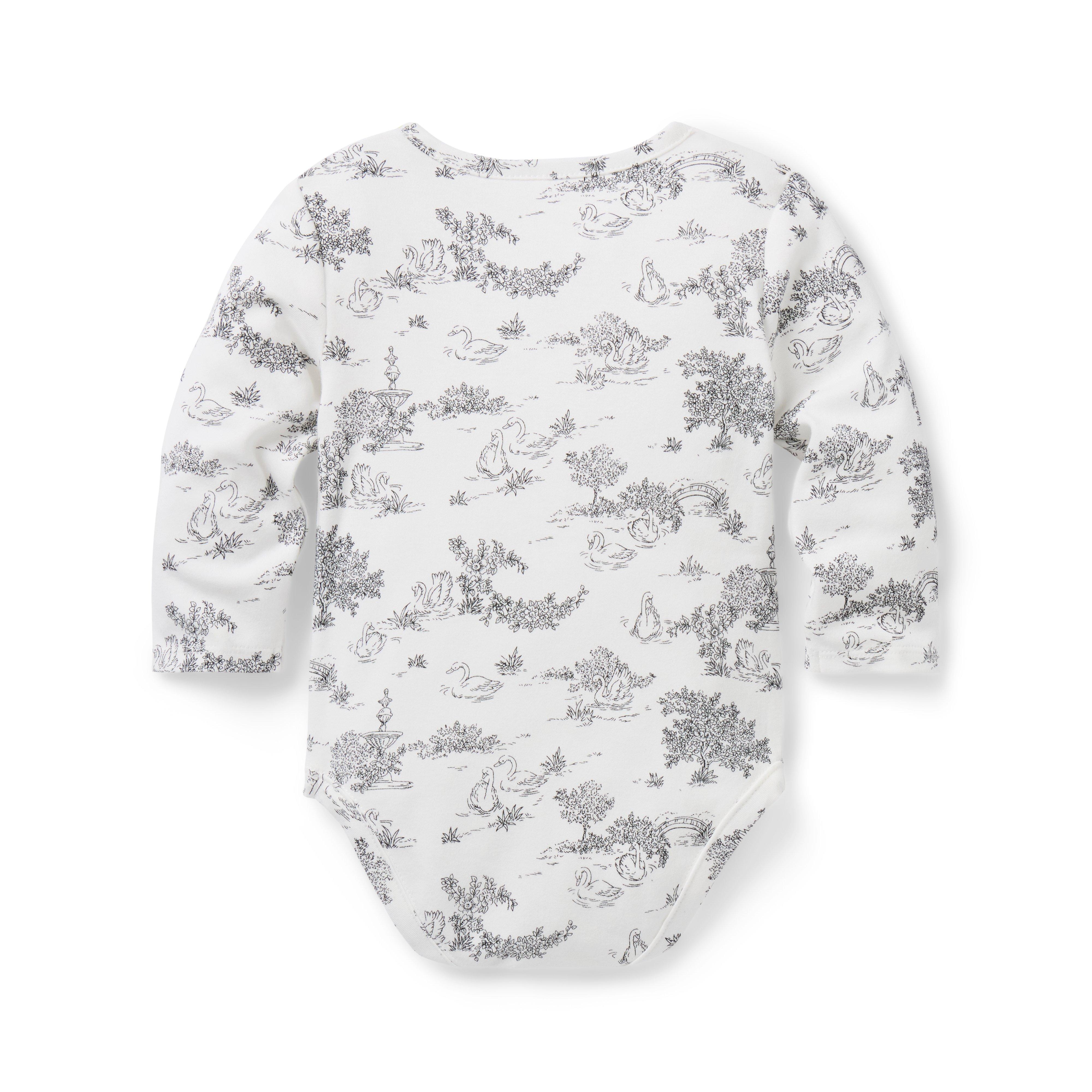 Baby Swan Toile Bodysuit image number 2