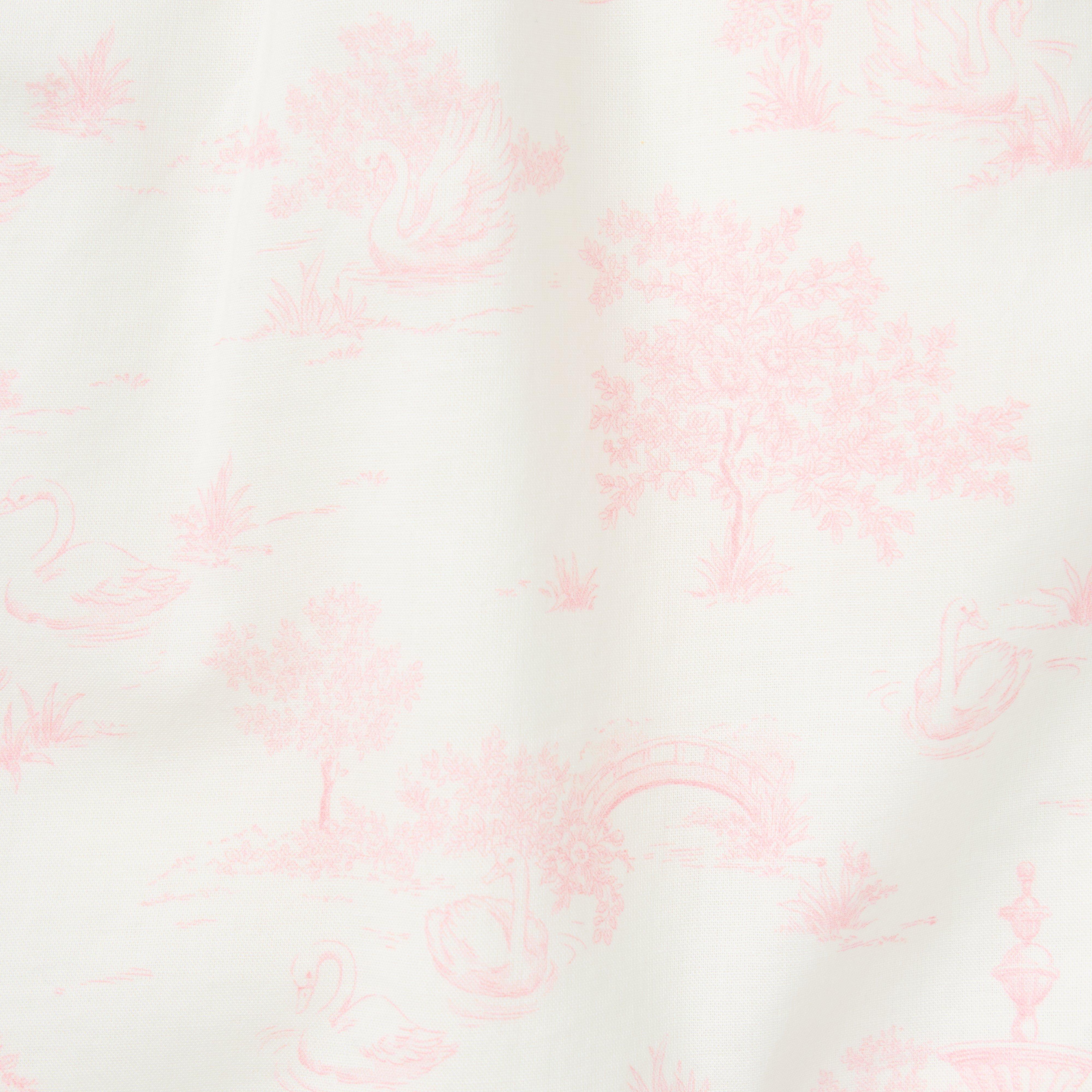 Baby Swan Toile Collared Dress image number 1