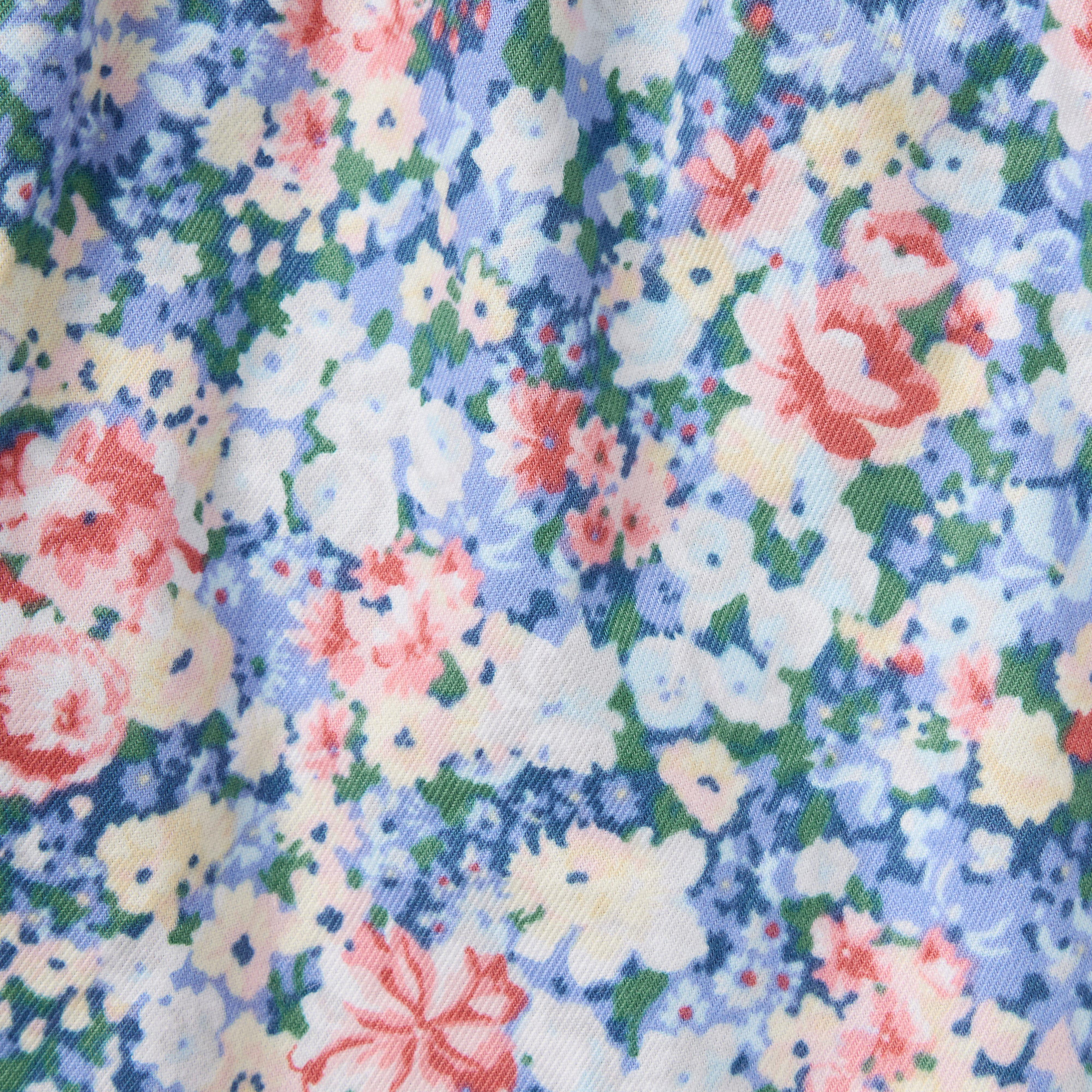 Baby Floral Eyelet Trim Dress image number 1