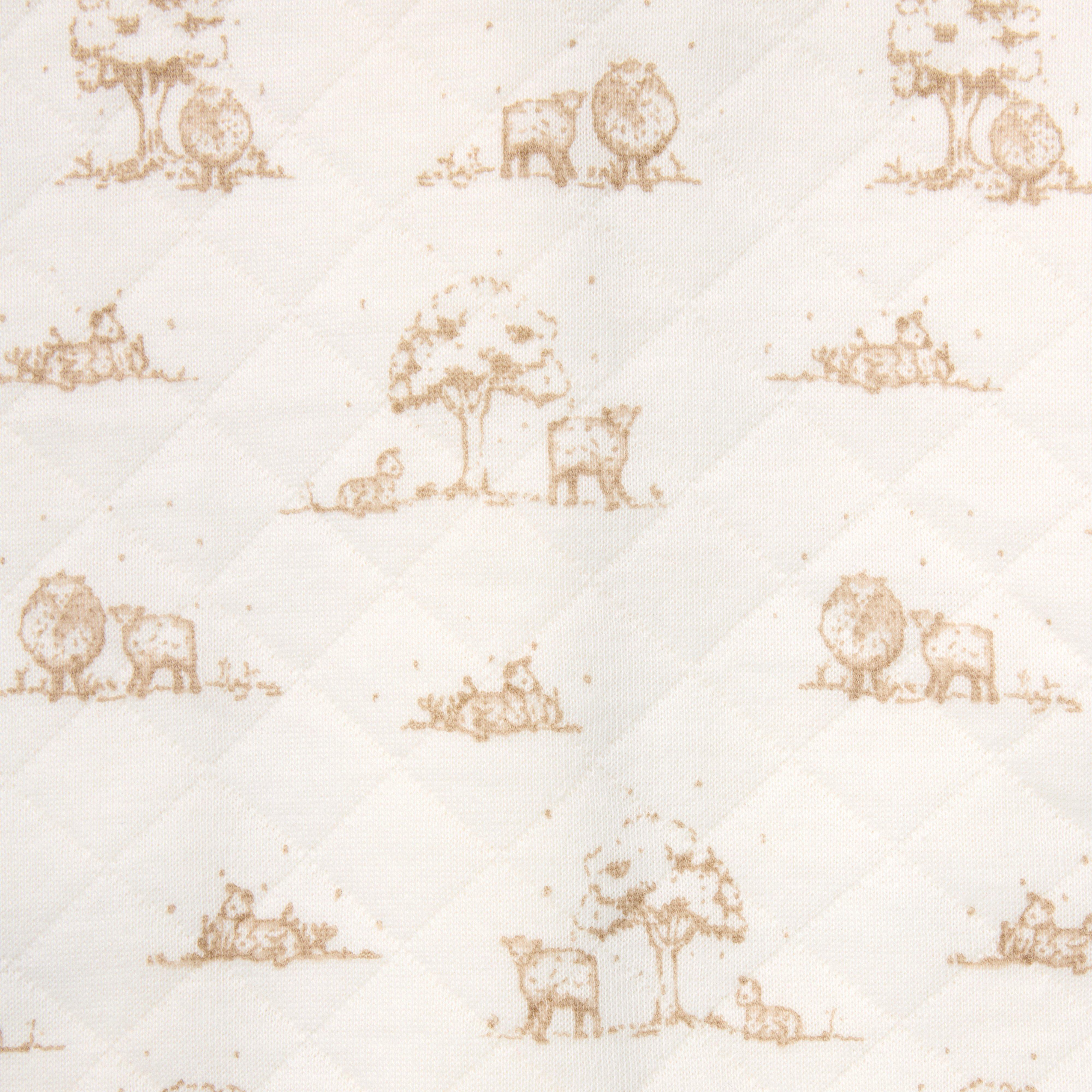Baby Quilted Sheep Toile One-Piece image number 2