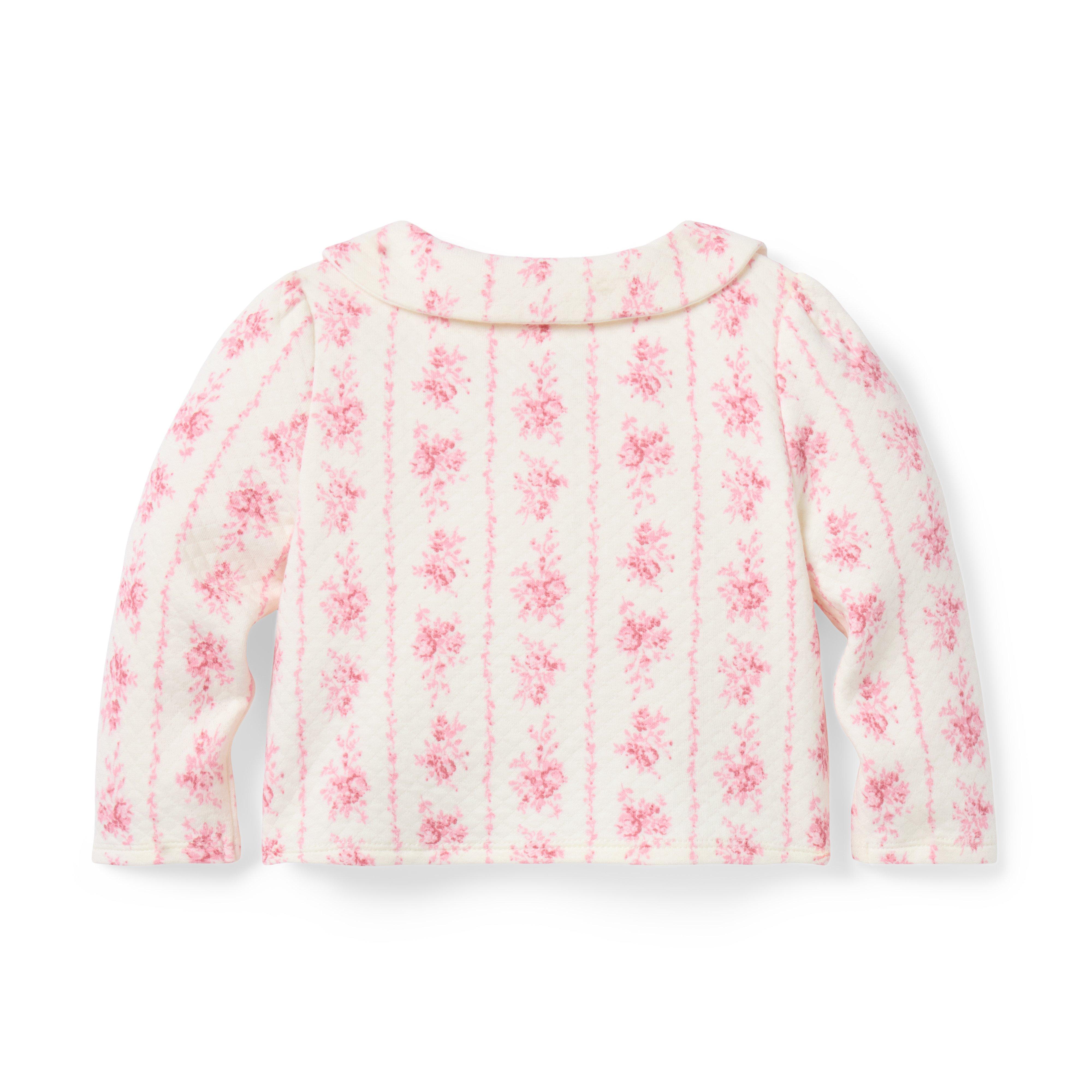 Baby Floral Quilted Cardigan image number 2