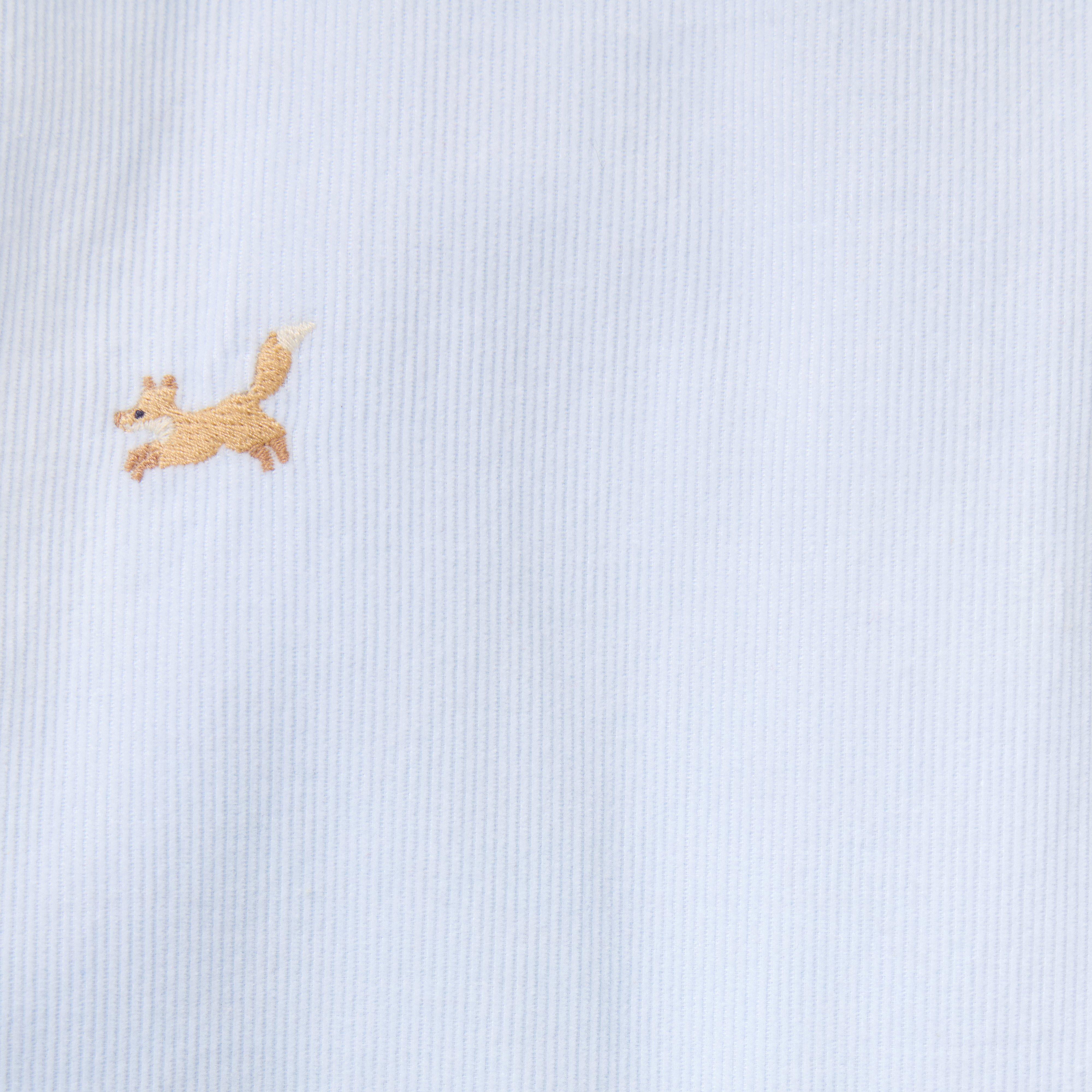 Baby Embroidered Fox Corduroy Overall image number 1