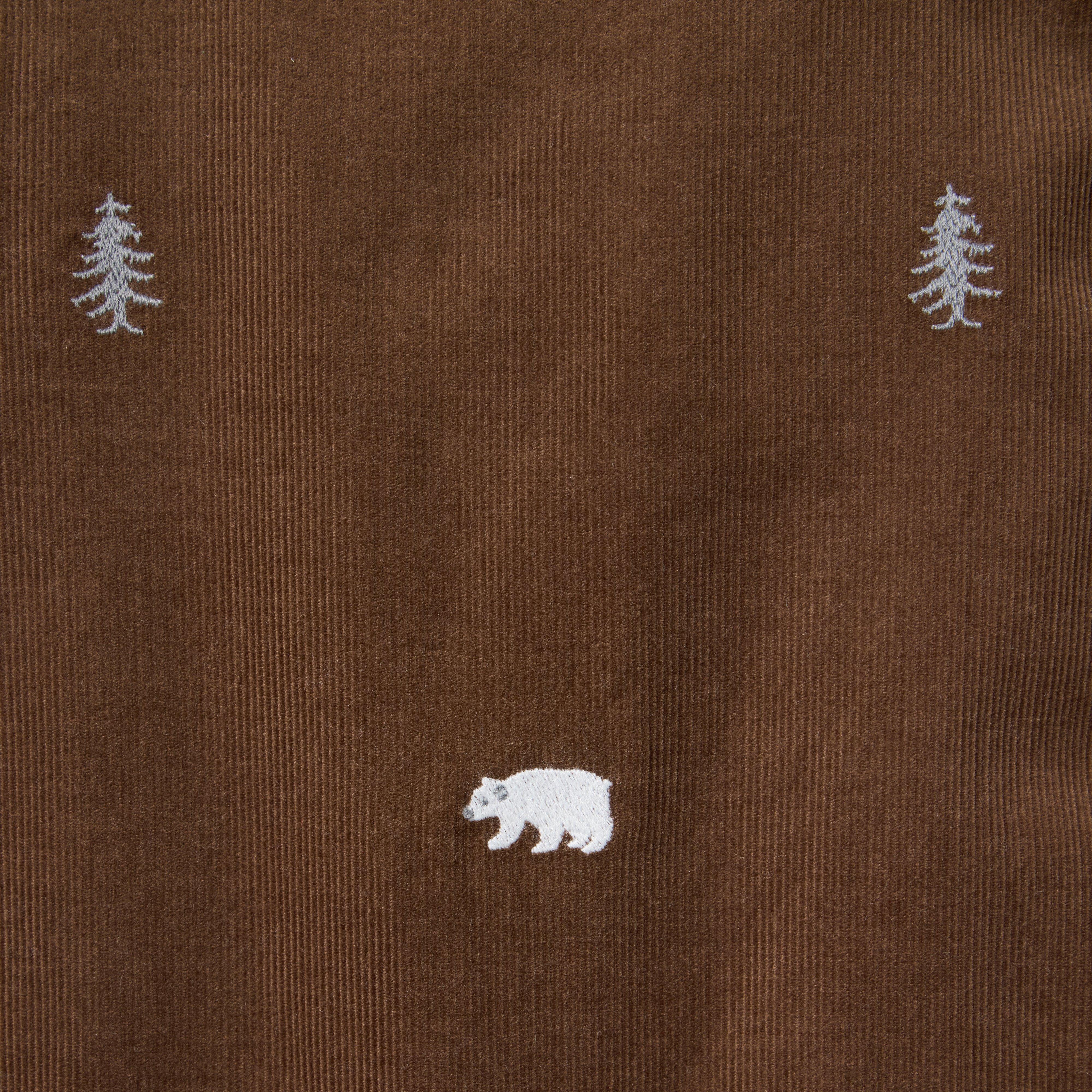 Baby Embroidered Bear Corduroy Overall image number 1