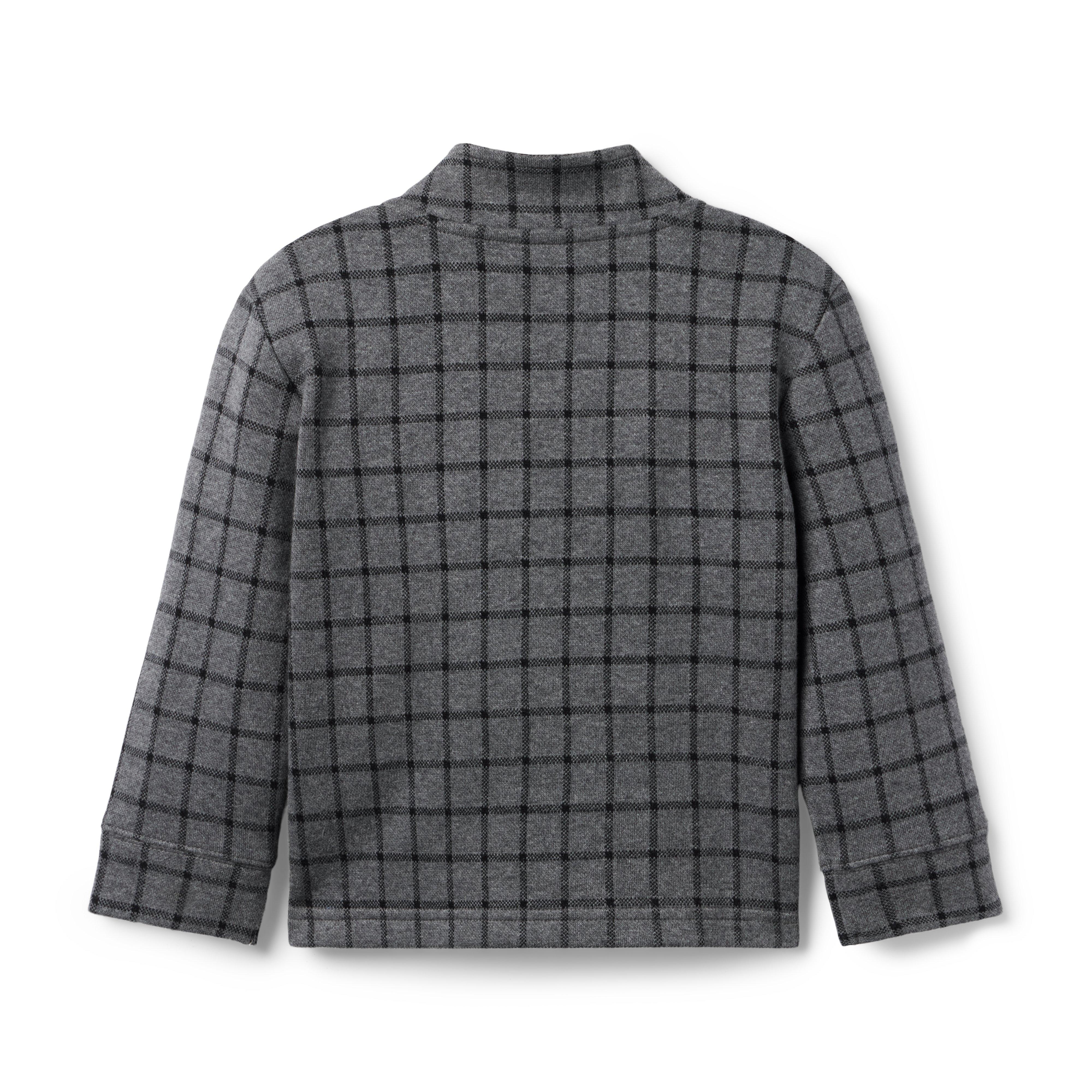 Plaid Jacquard Sweatshirt image number 2