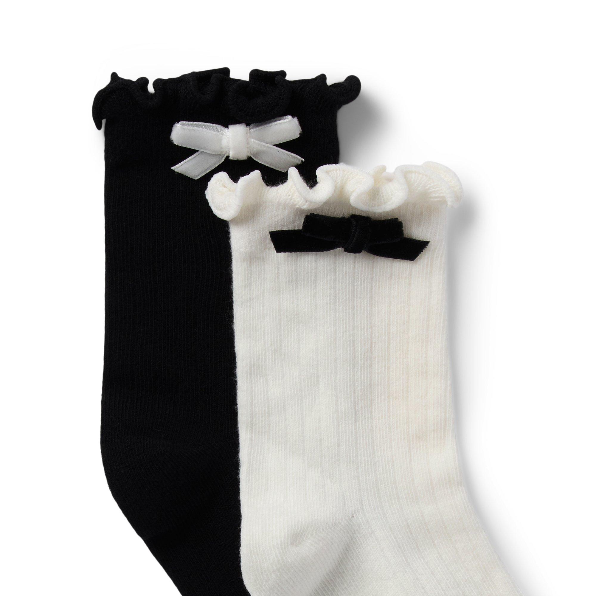 Velvet Bow Sock 2-Pack image number 1
