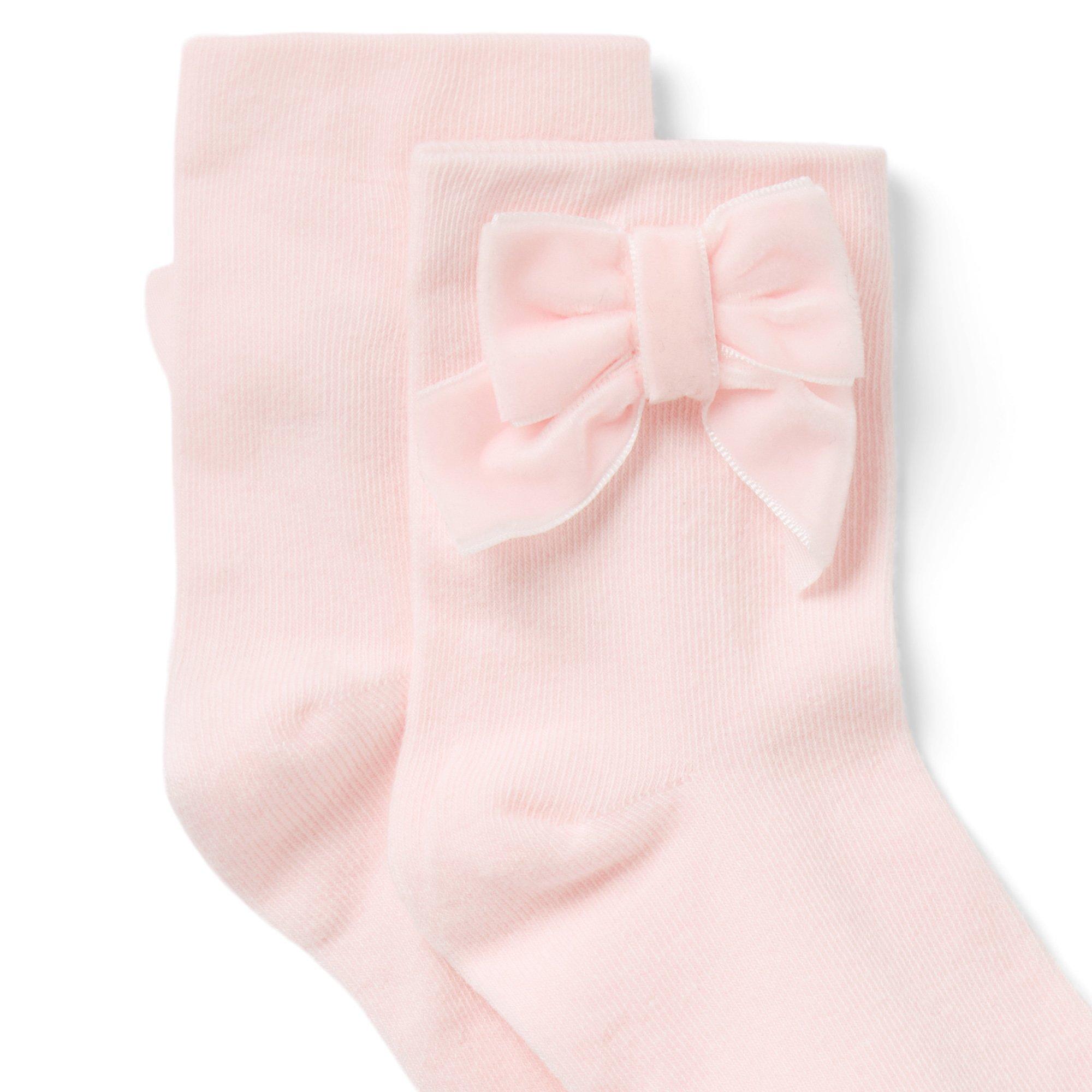 Velvet Bow Sock image number 1
