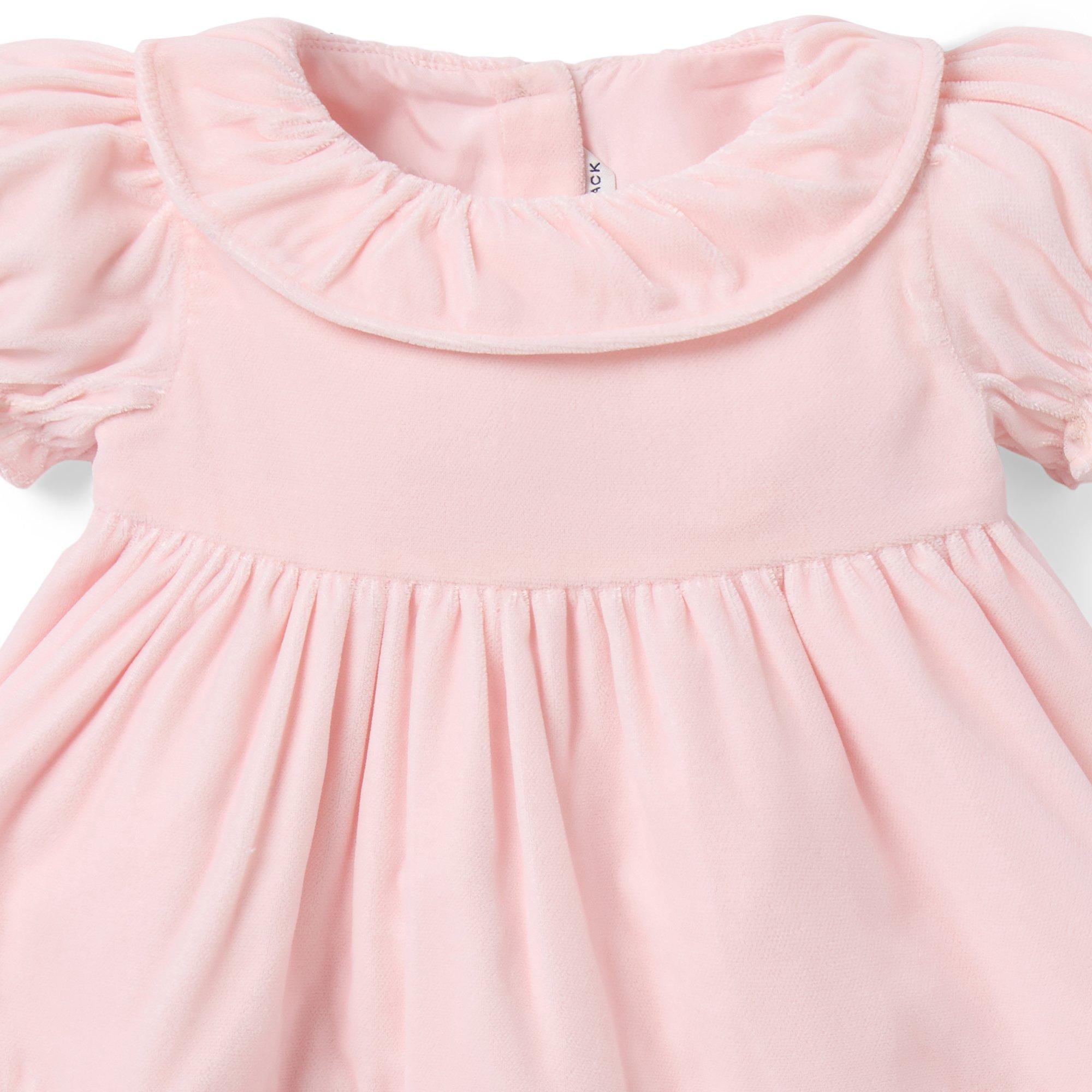 The Velvet Ruffle Baby Dress image number 3