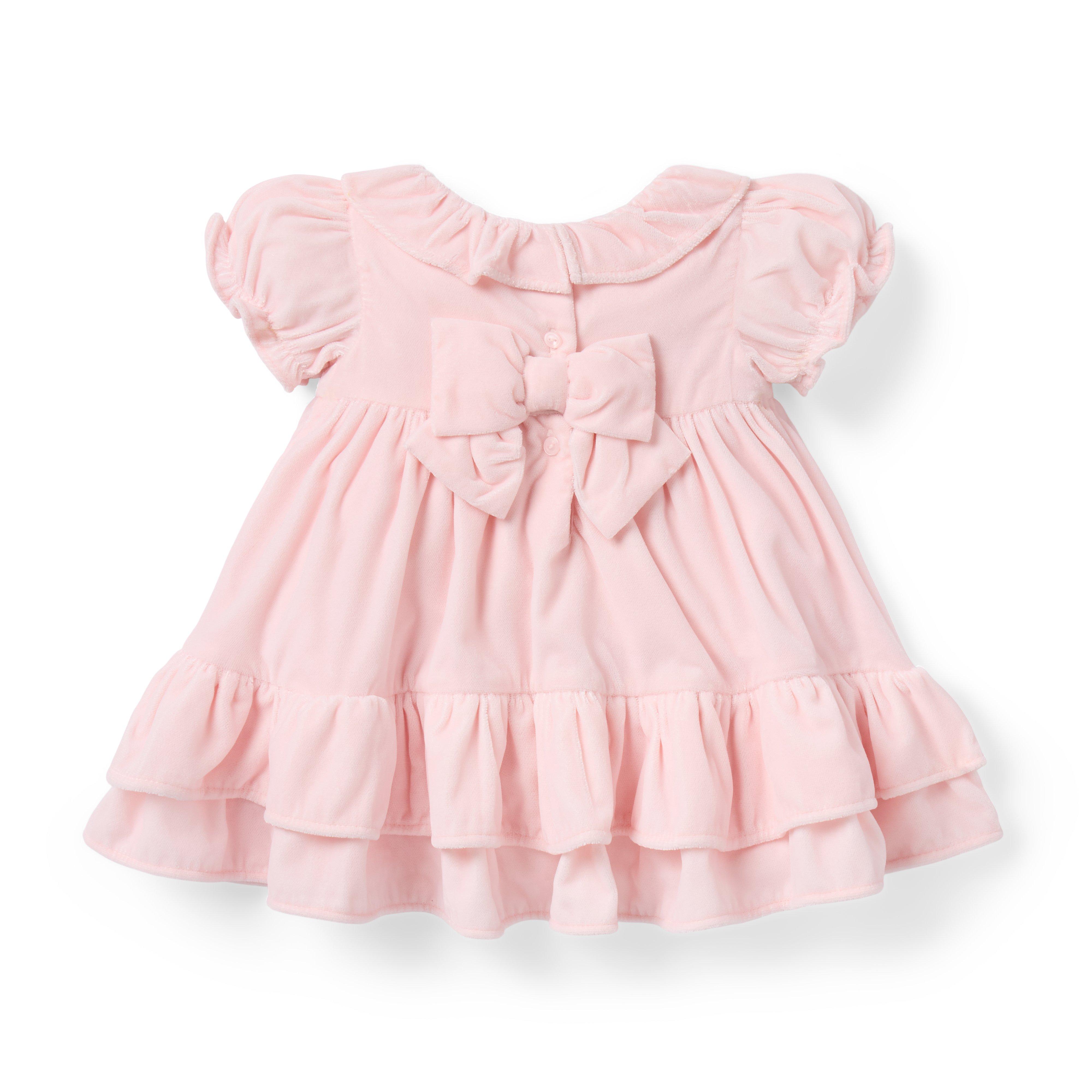 The Velvet Ruffle Baby Dress image number 2