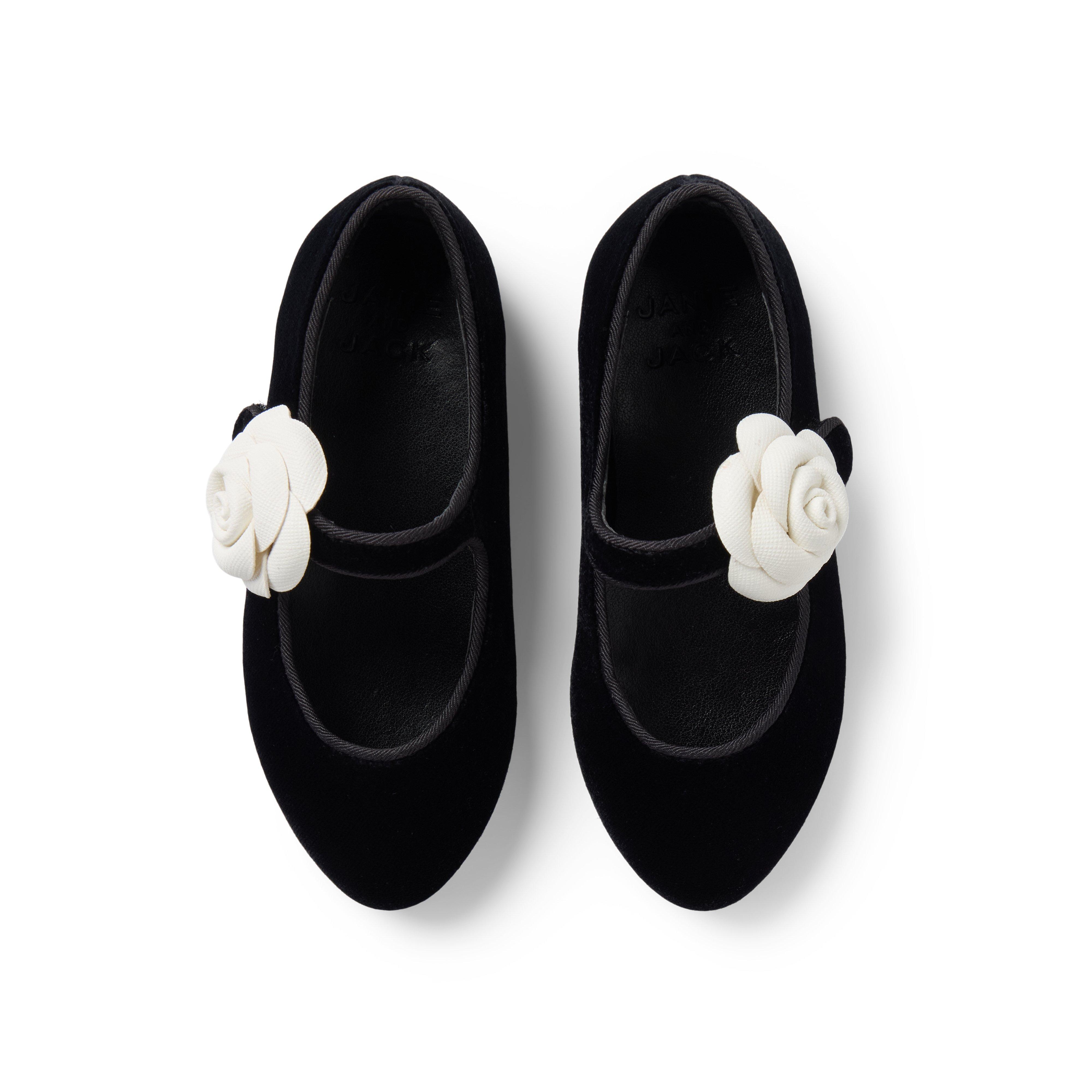 Velvet Rosette Ballet Flat image number 1