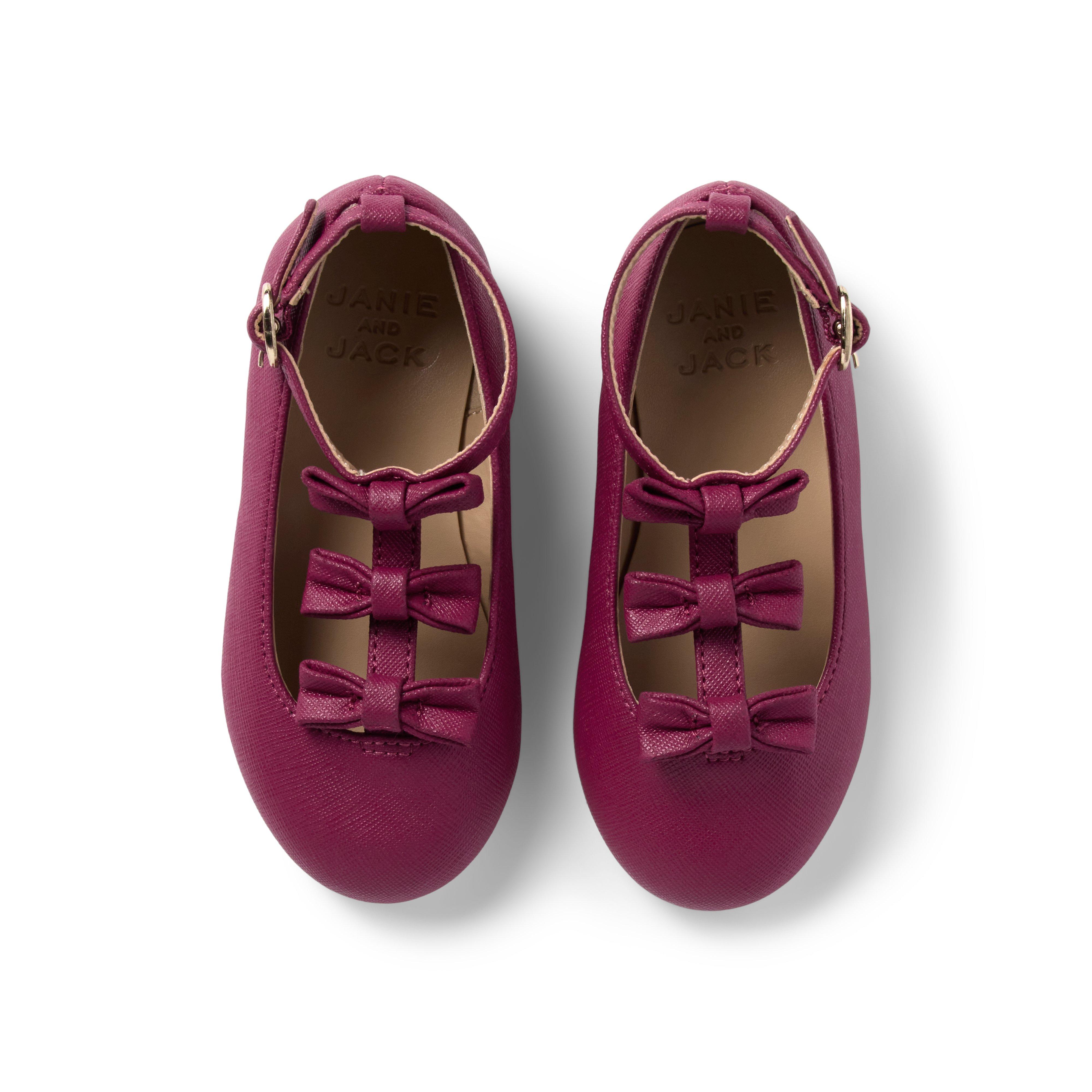 T-Strap Bow Ballet Flat image number 1