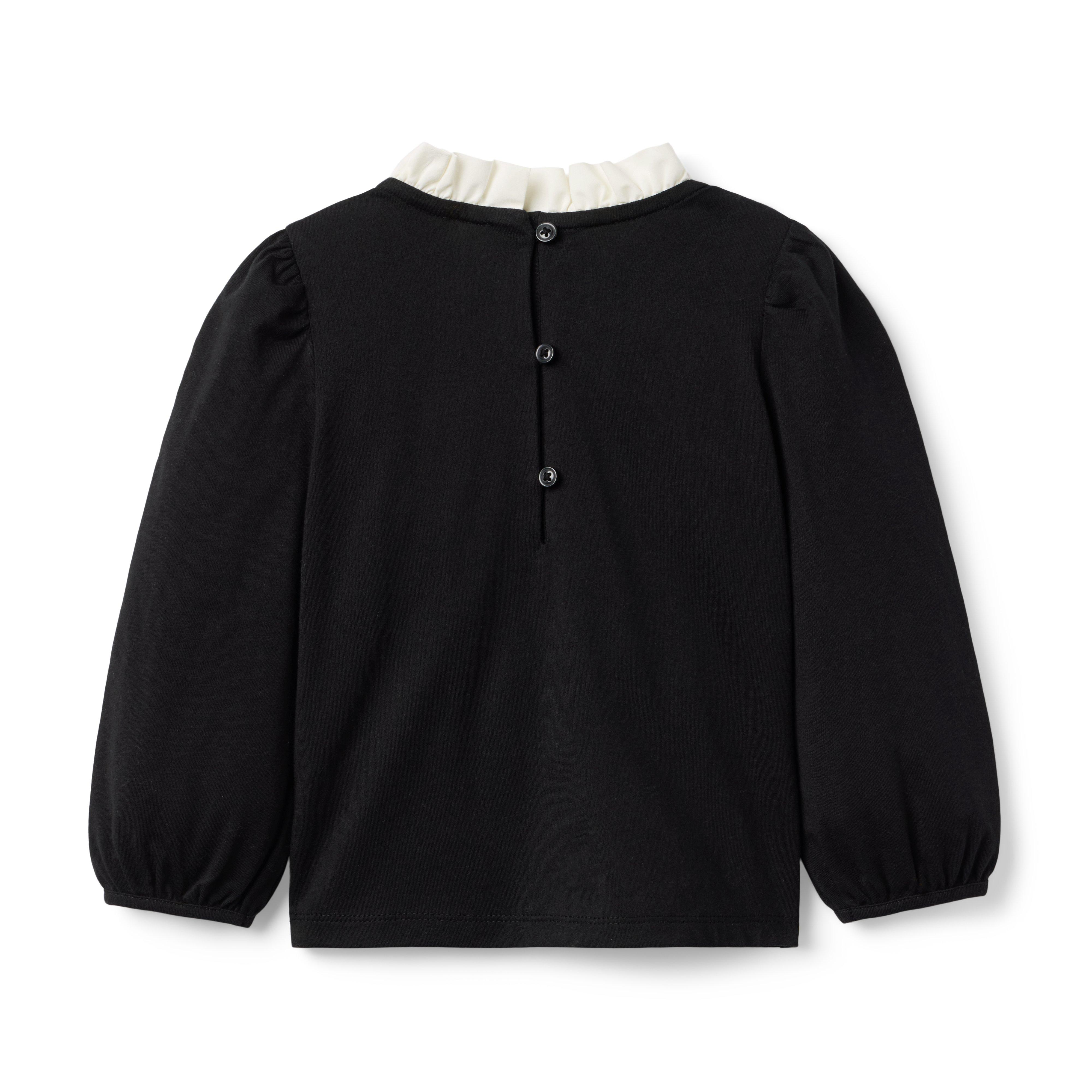 Ruffle Neck Bow Top image number 1