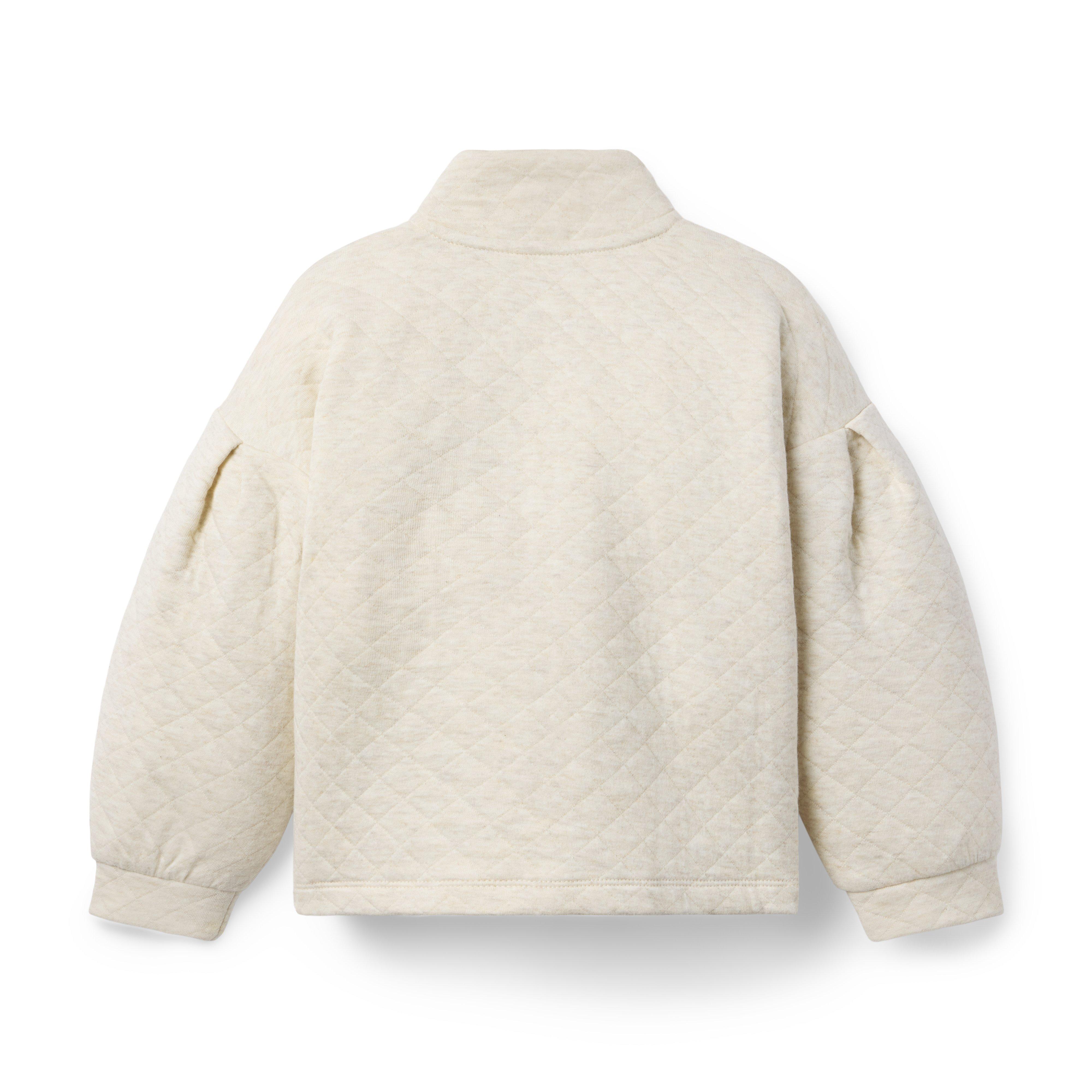 Quilted Half Zip Sweatshirt image number 2
