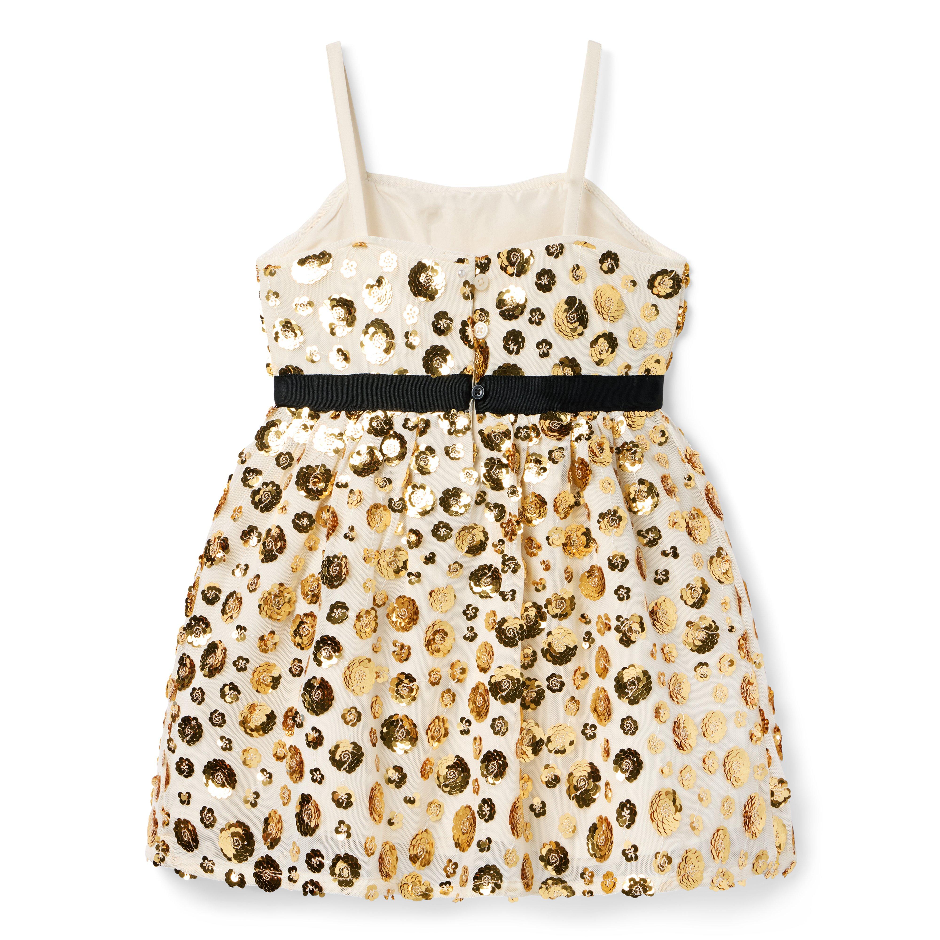 The Floral Sequin Bow Dress image number 2