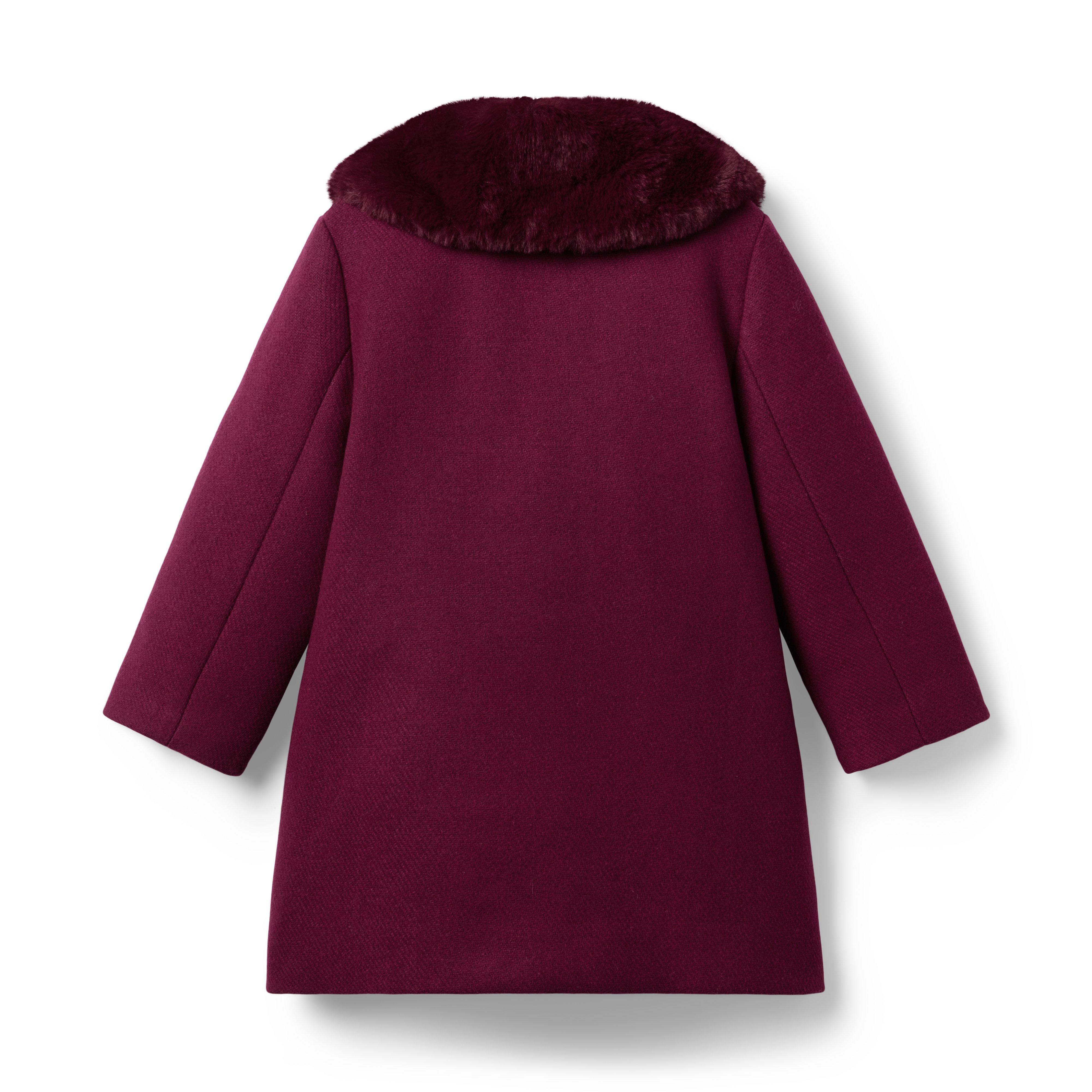The Faux Fur Collar Coat image number 1