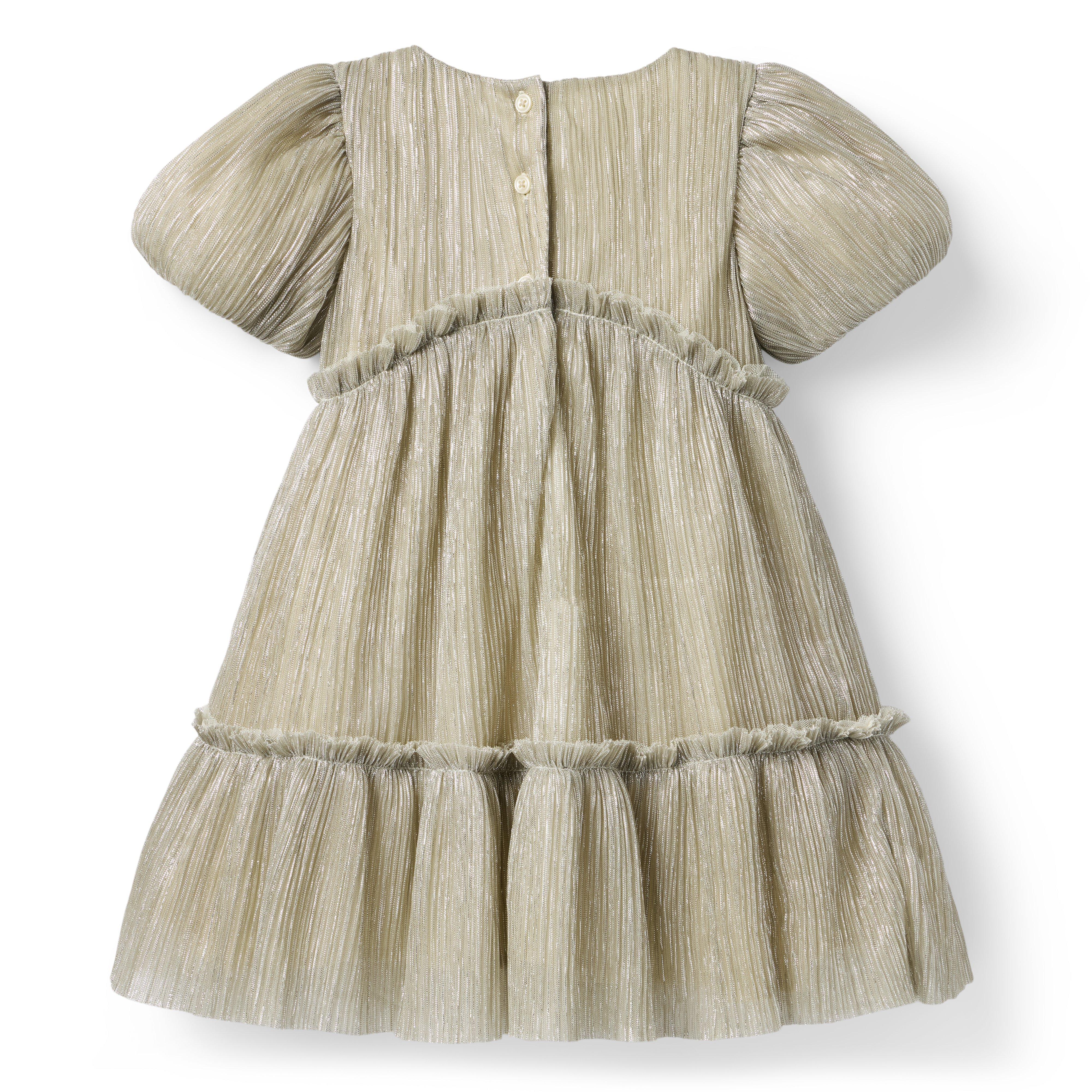 Metallic Pleated Dress image number 1