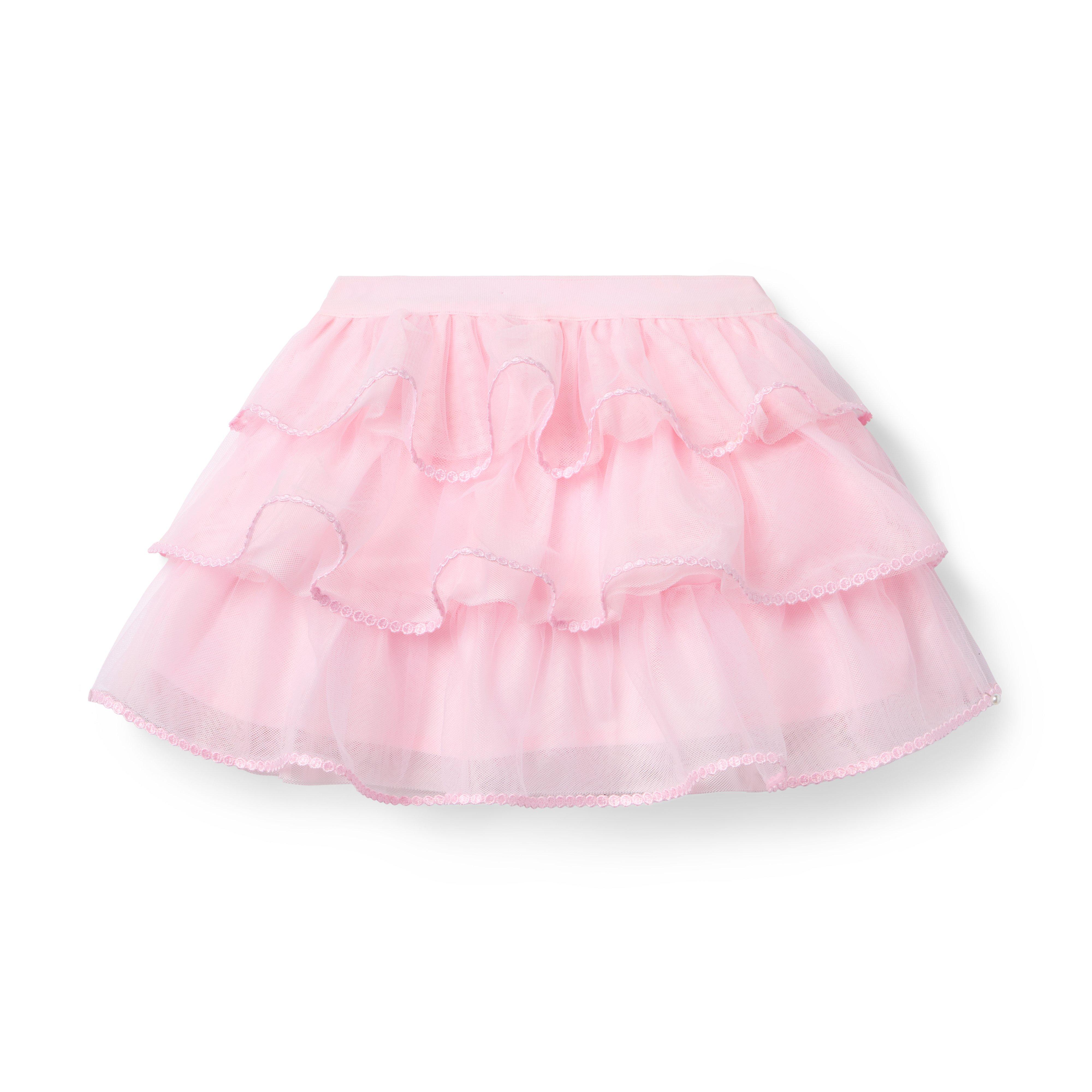 Dot Trim Tulle Skirt image number 2