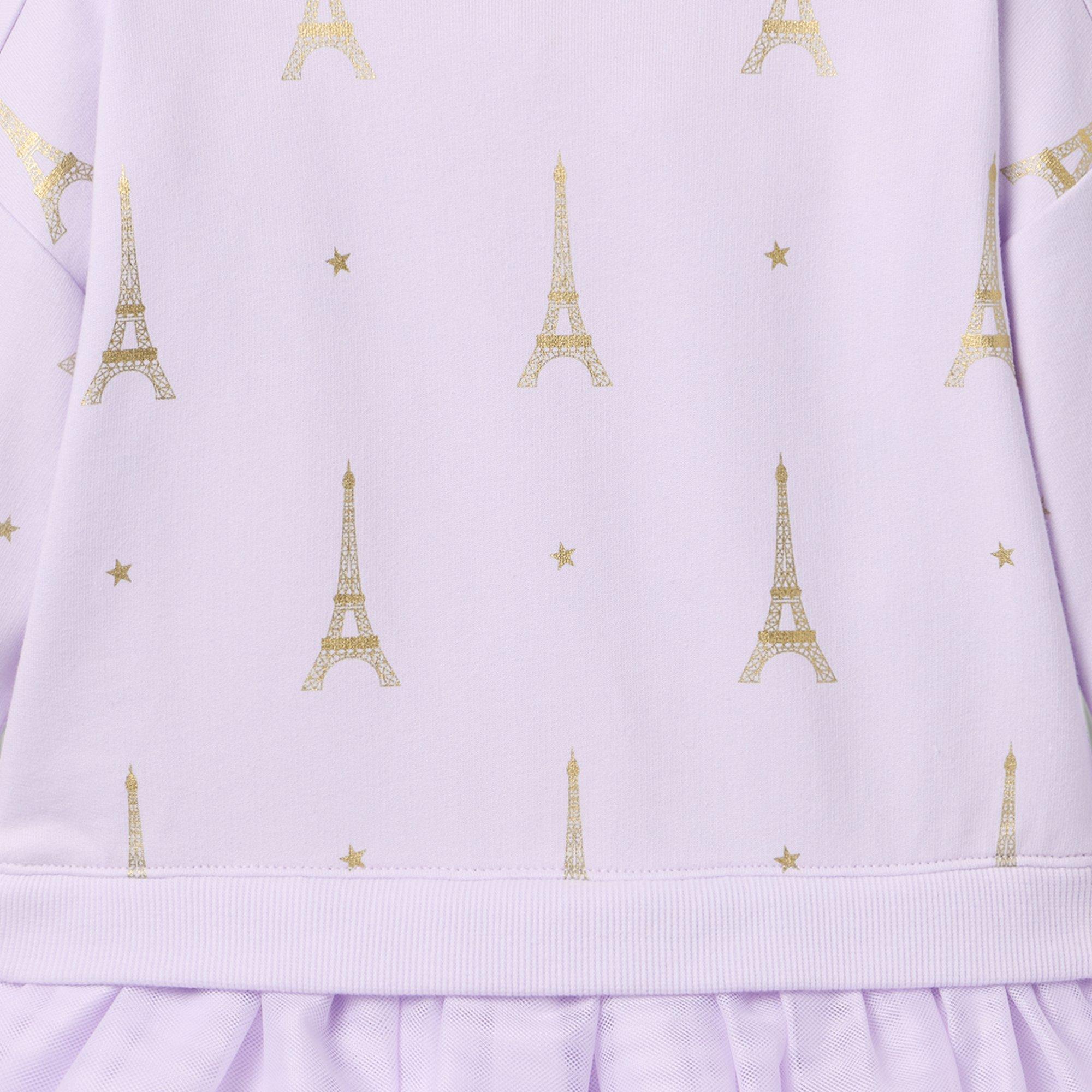 Eiffel Tower French Terry Dress image number 2