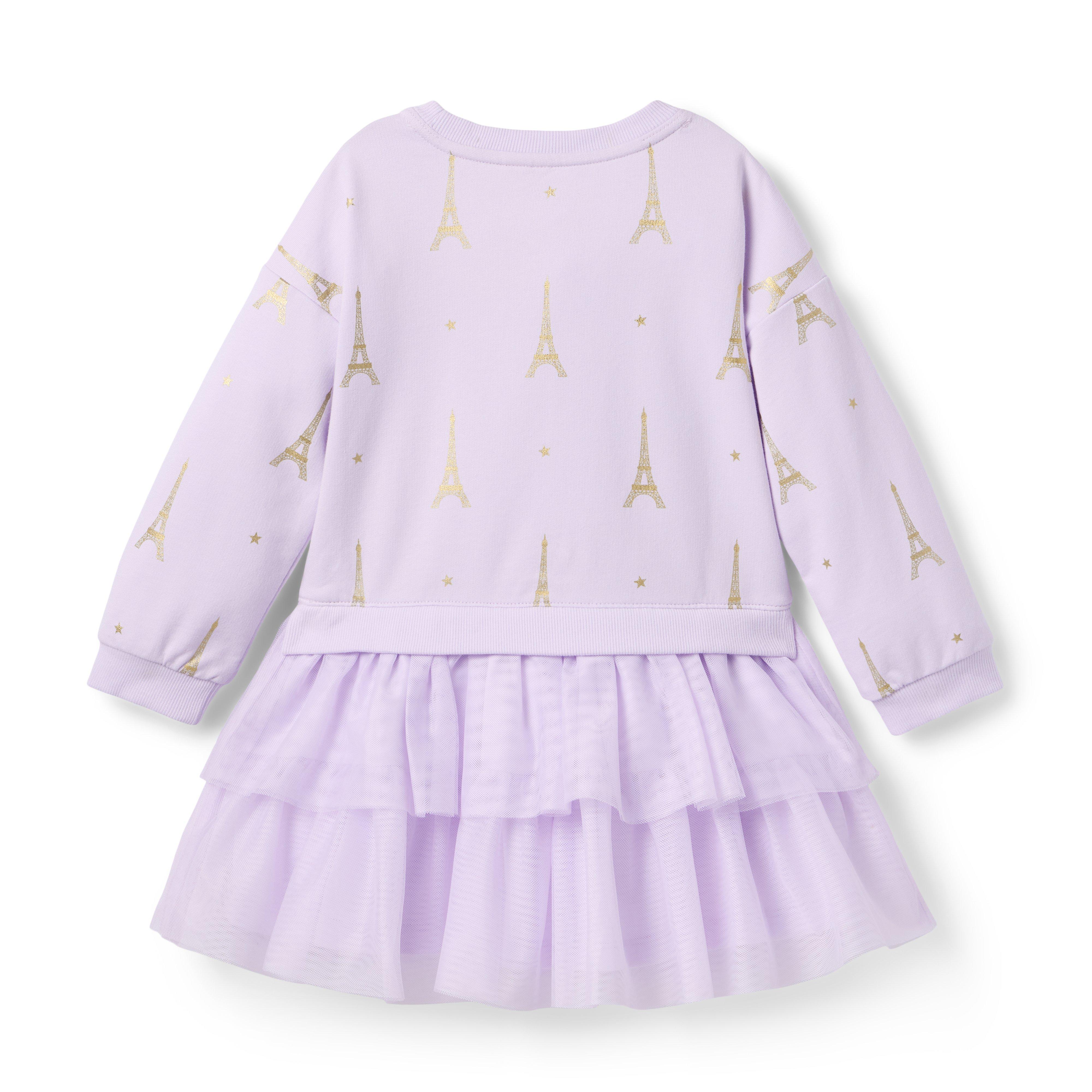 Eiffel Tower French Terry Dress image number 1
