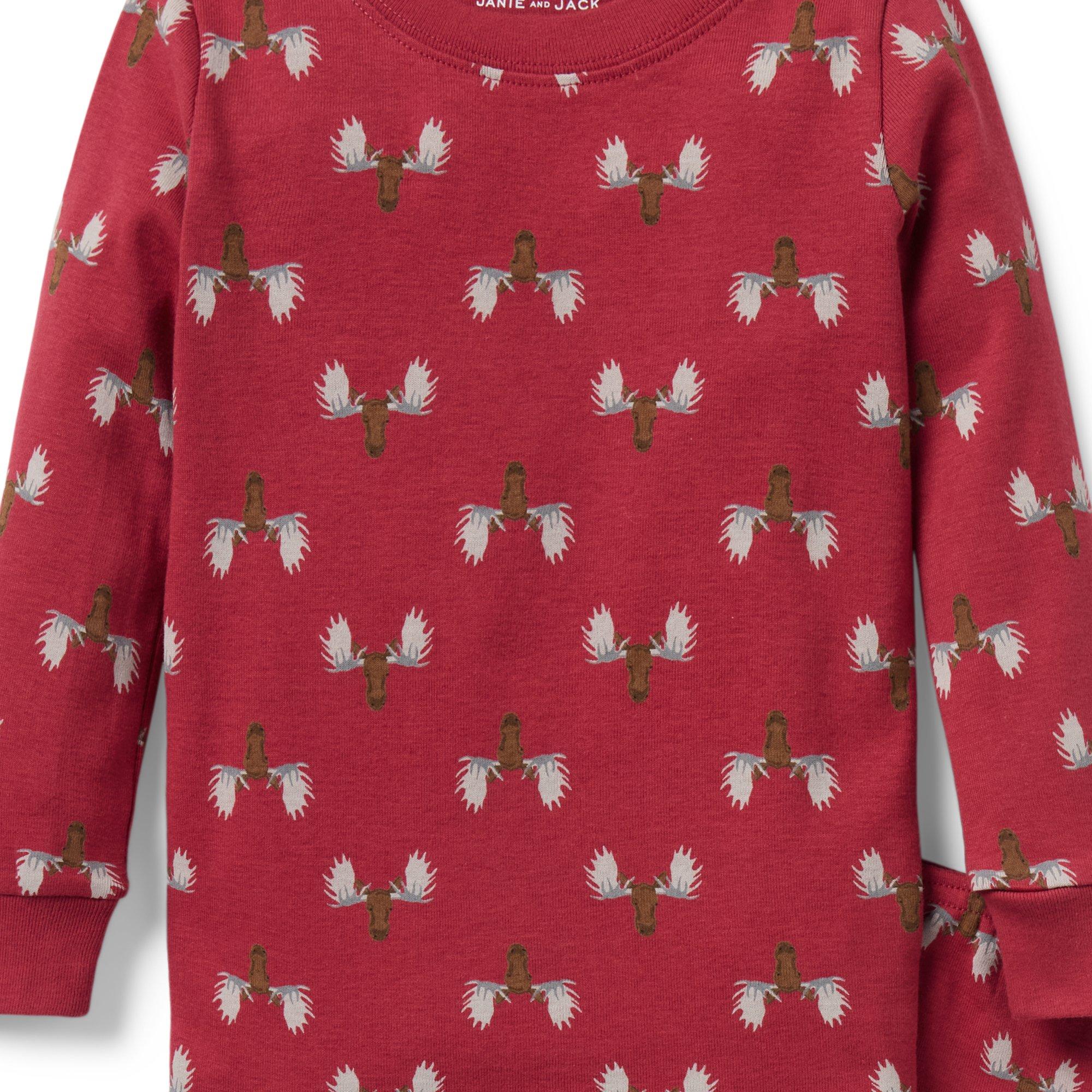 Organic Cotton Moose Pajama image number 2
