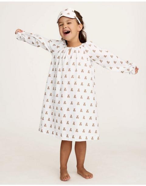 Petite Plume Kids Delphine Nightgown in Teddy Tales