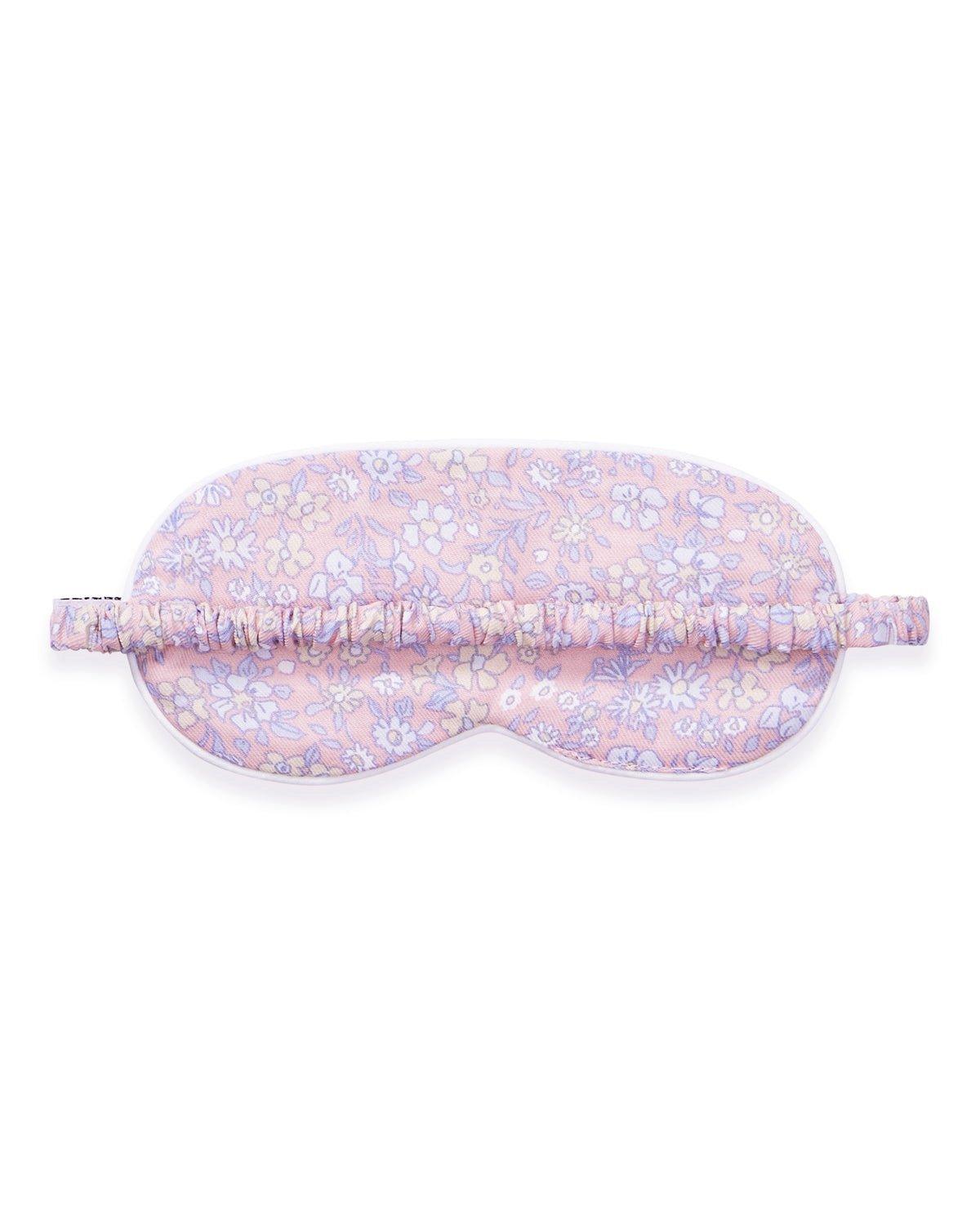 Petite Plume Kids Twill Sleep Mask in Fleur Blush image number 2