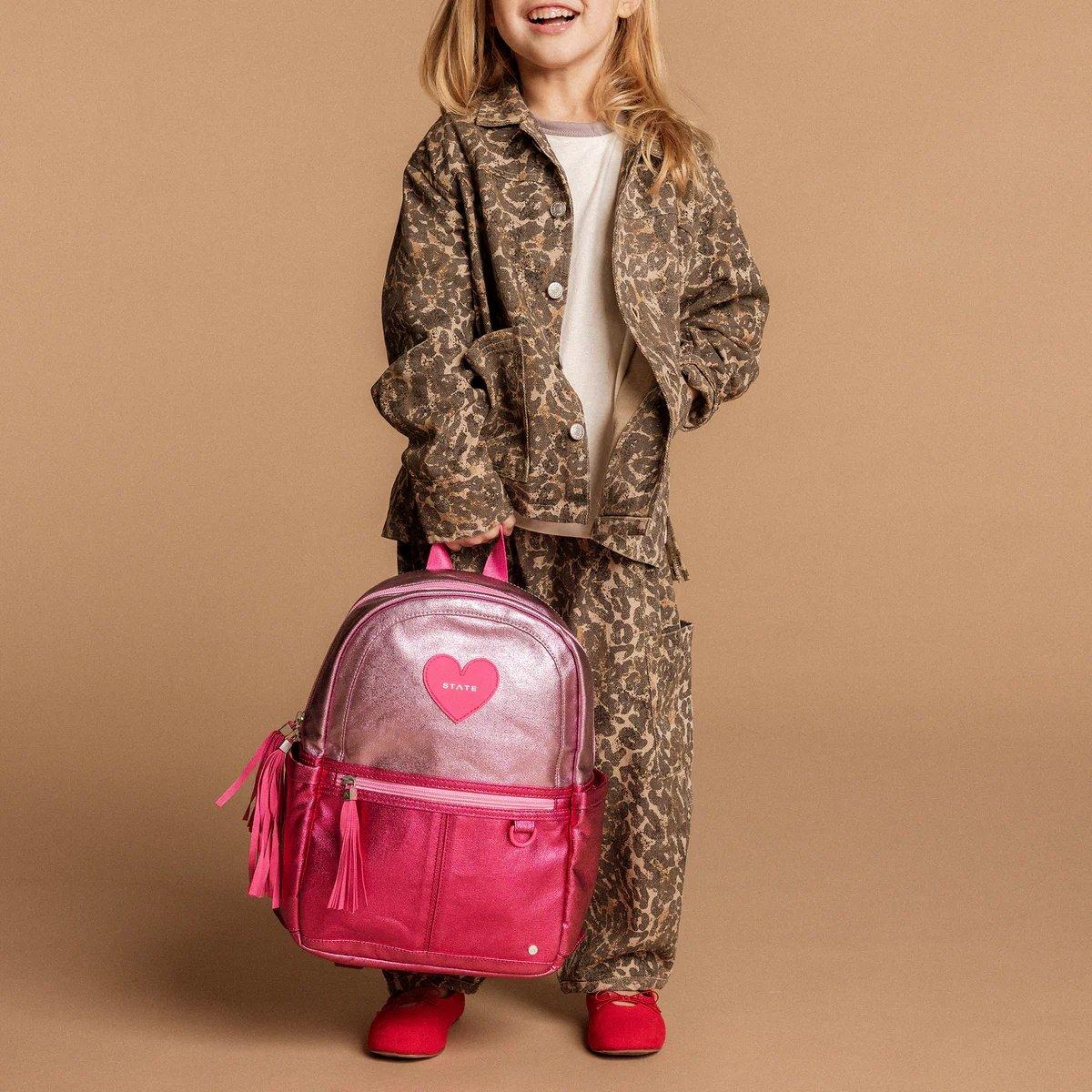 STATE Bags Kane Mini Backpack | Hot Pink image number 2