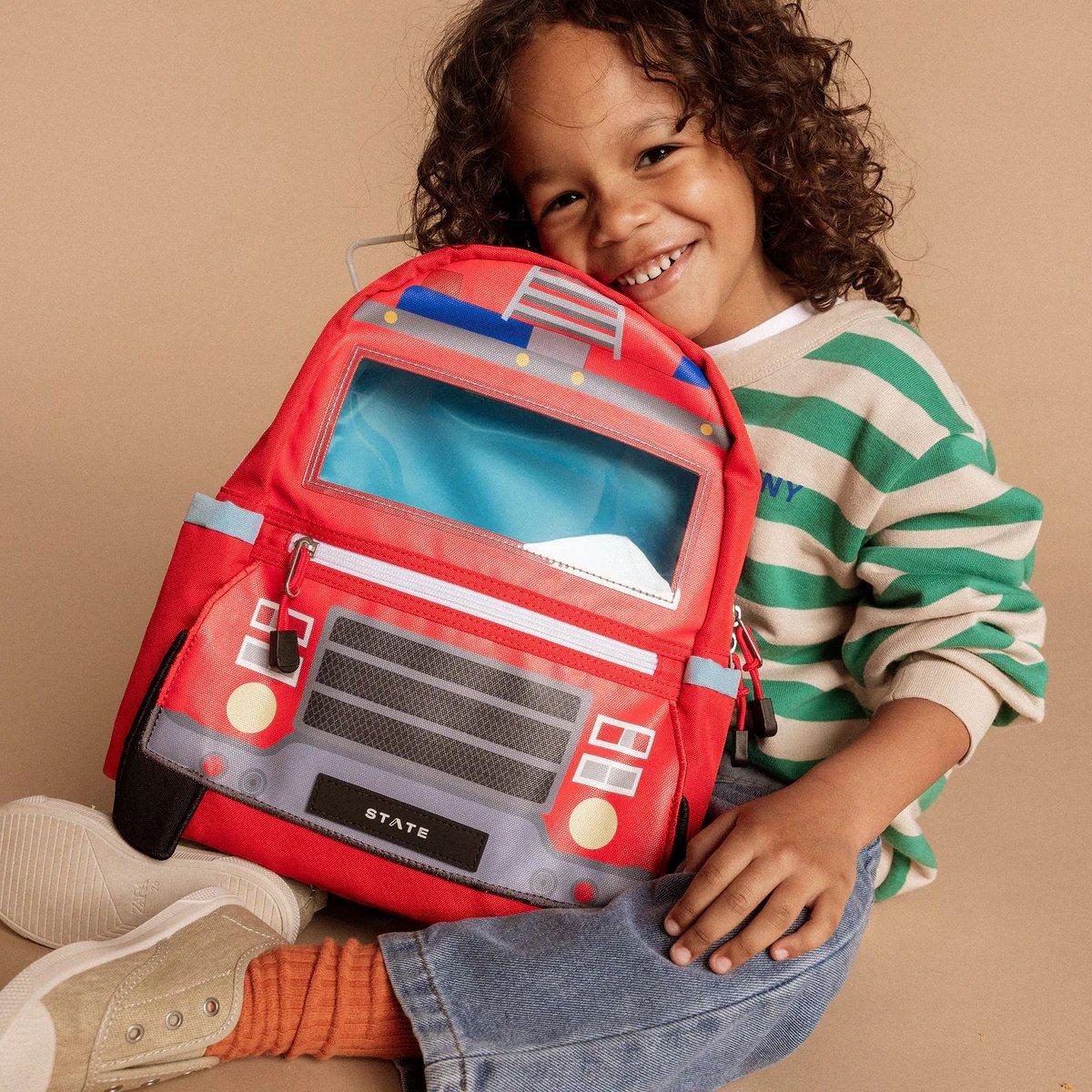 STATE Bags Kane Mini Backpack | Fire Truck image number 2