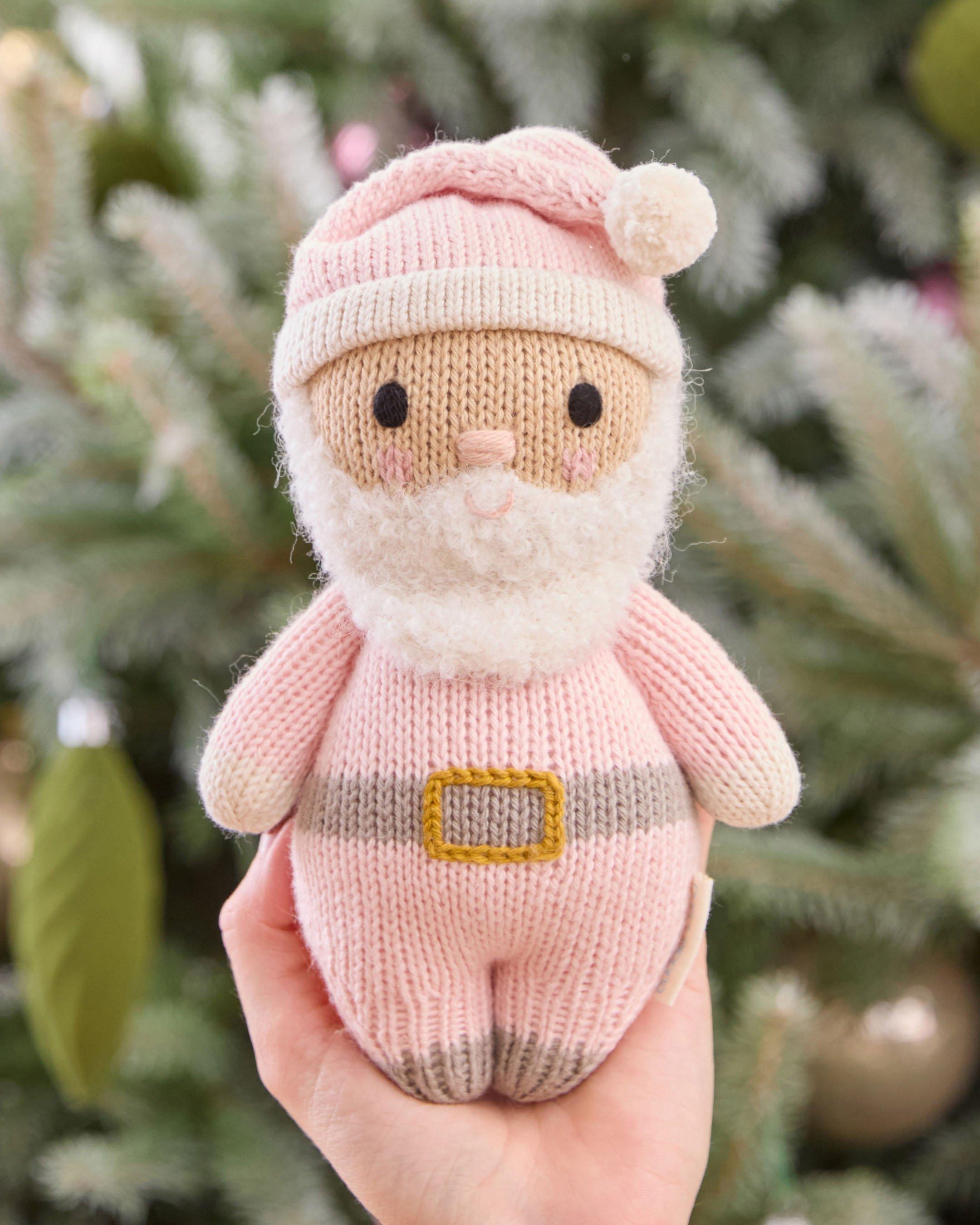 cuddle+kind baby santa (blush) image number 4