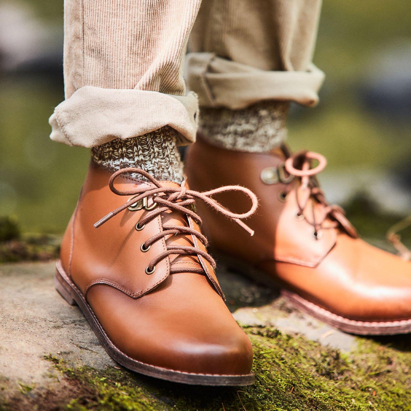 Leather Lace Up Boot  image number 1