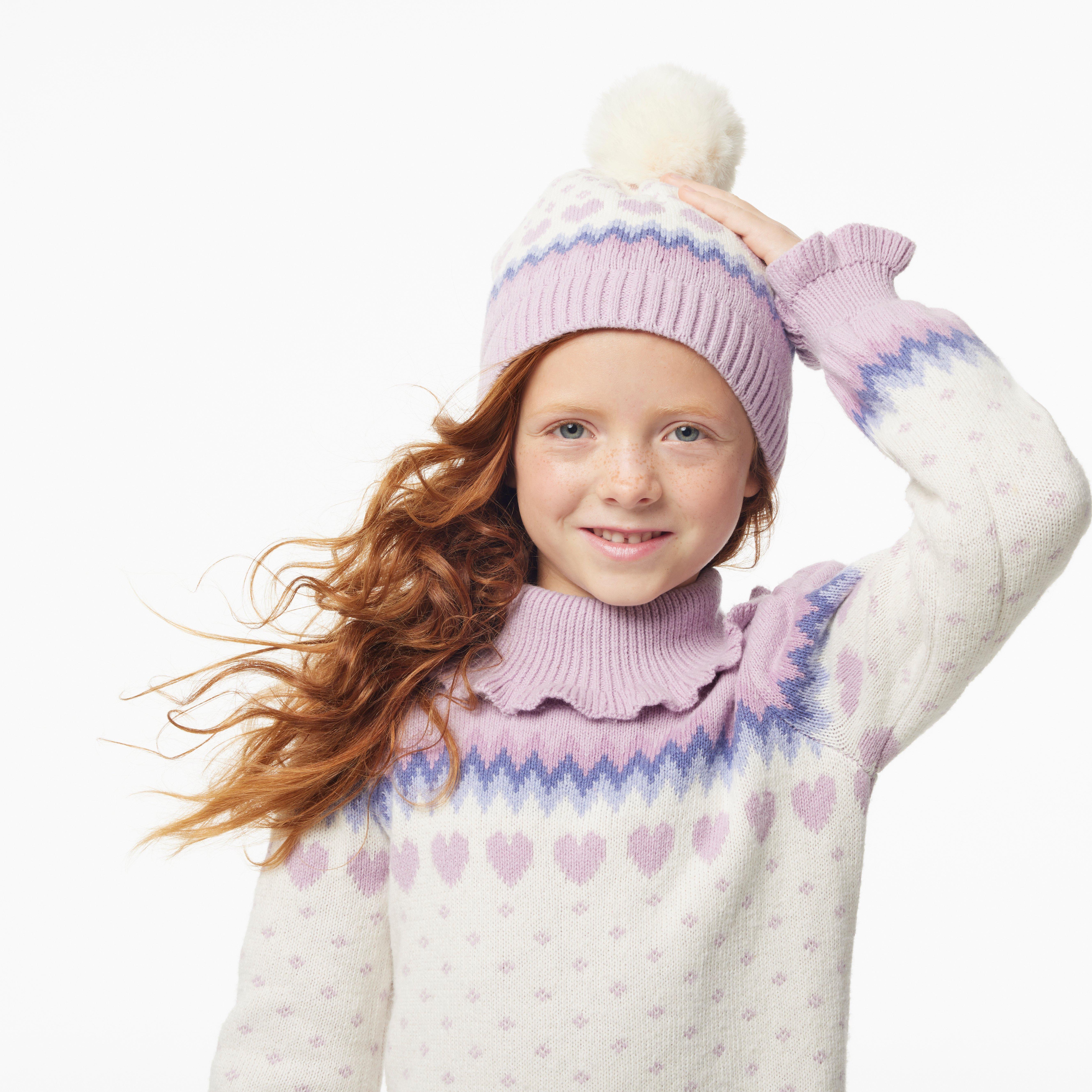 Fair Isle Heart Sweater Dress image number 4