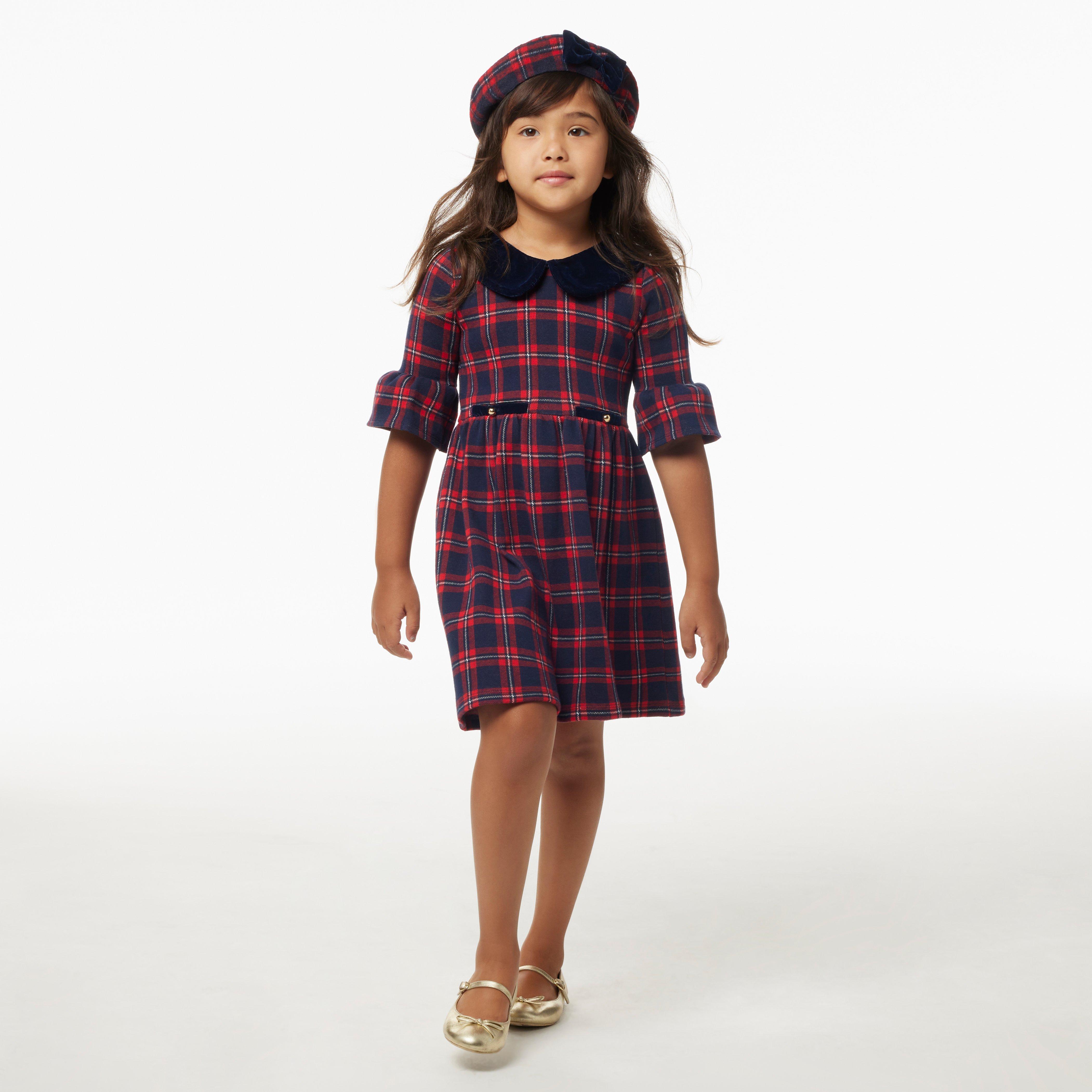 Plaid Jacquard Dress