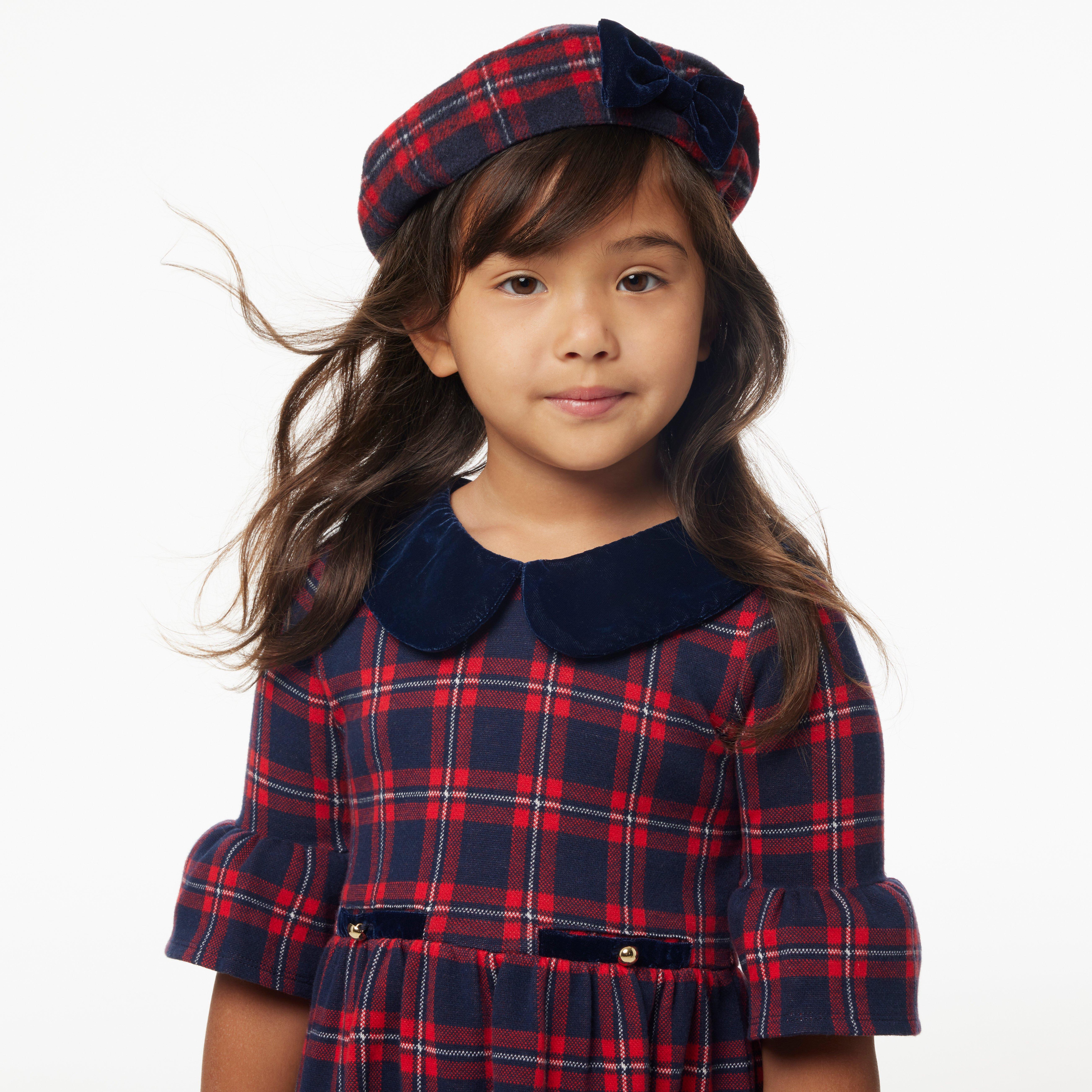 Juniors Navy/Red Plaid #37 Pants - Poree's Embroidery