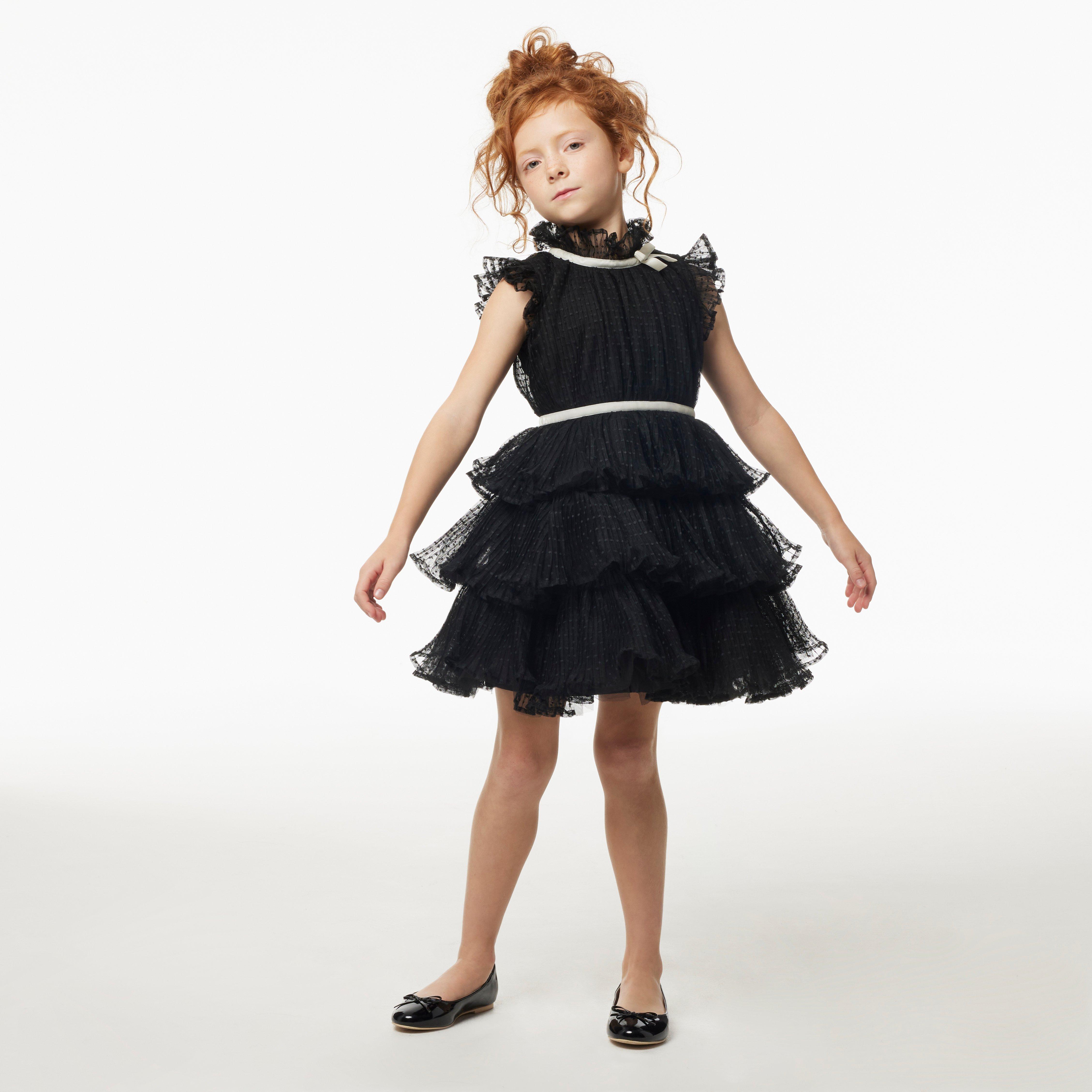 Dot Tiered Tulle Dress image number 2