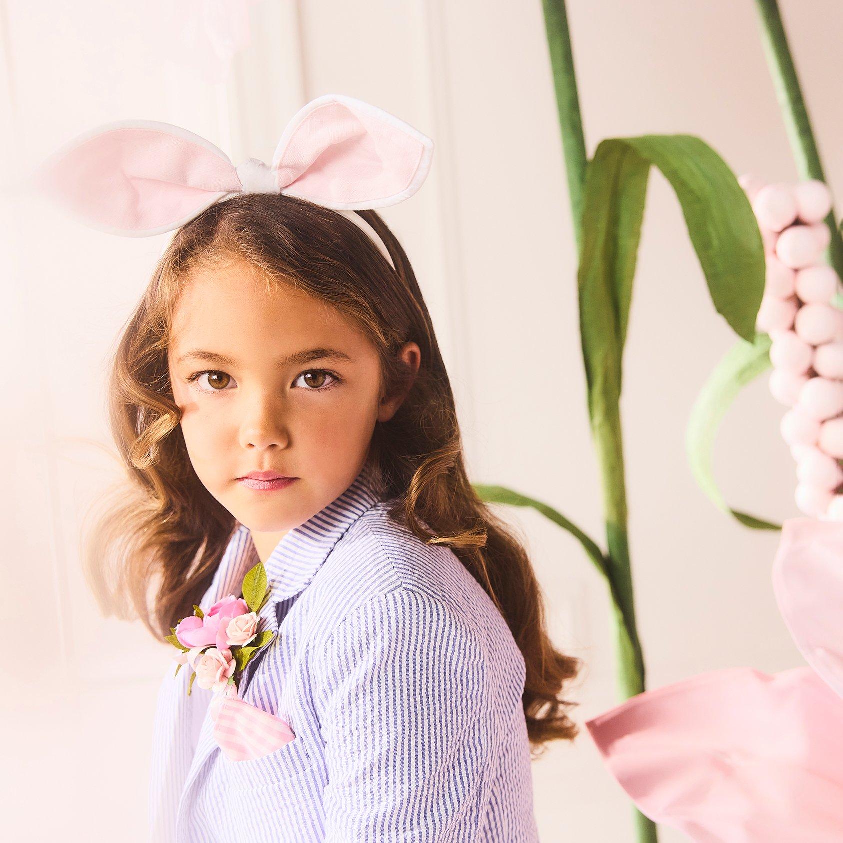 Bunny Ear Bow Headband image number 1