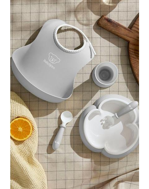 Baby Dinner Set, Gray
