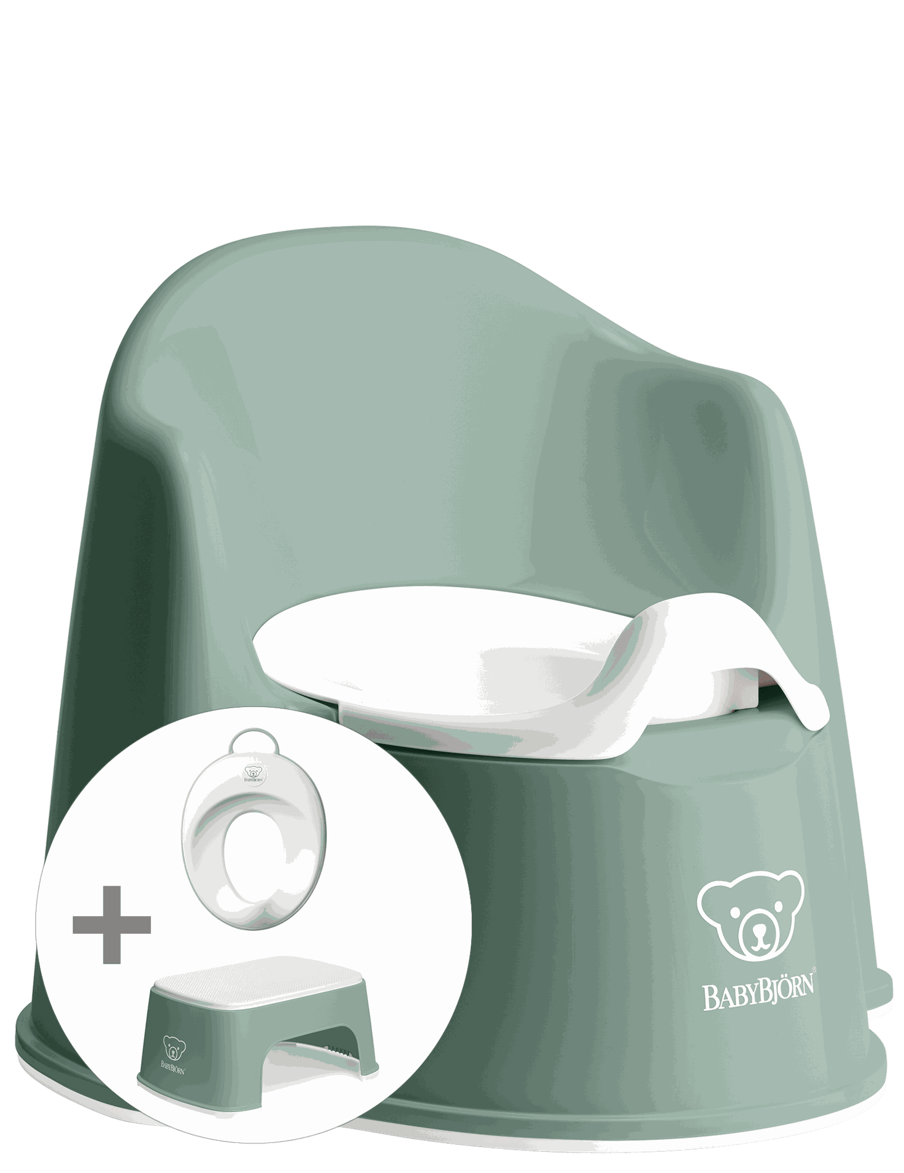 Potty Training Bundle, Deep Green/White image number 0