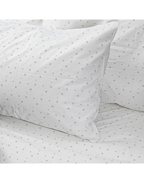 Organic Cosmic Triangles Pillowcase