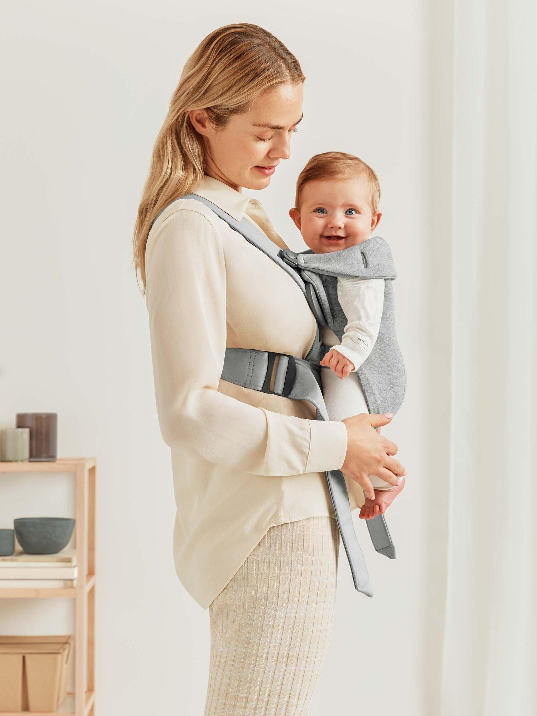 Baby Carrier Mini, 3D Jersey, Light Gray image number 2