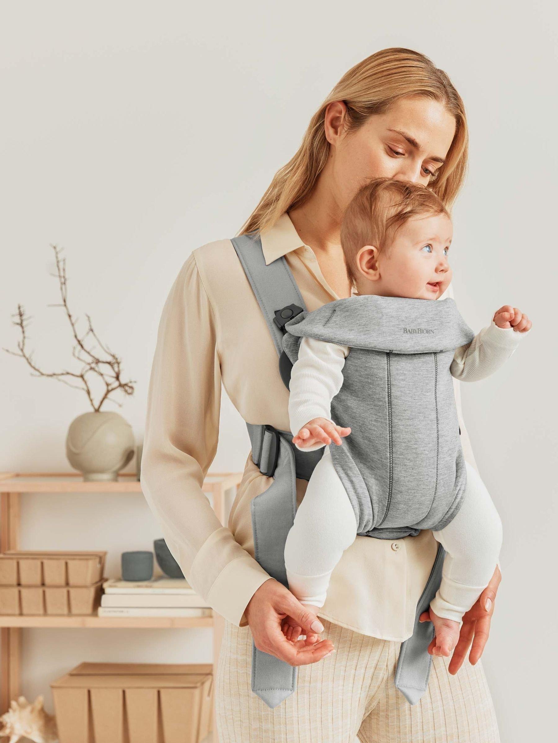 Baby Carrier Mini, 3D Jersey, Light Gray image number 3