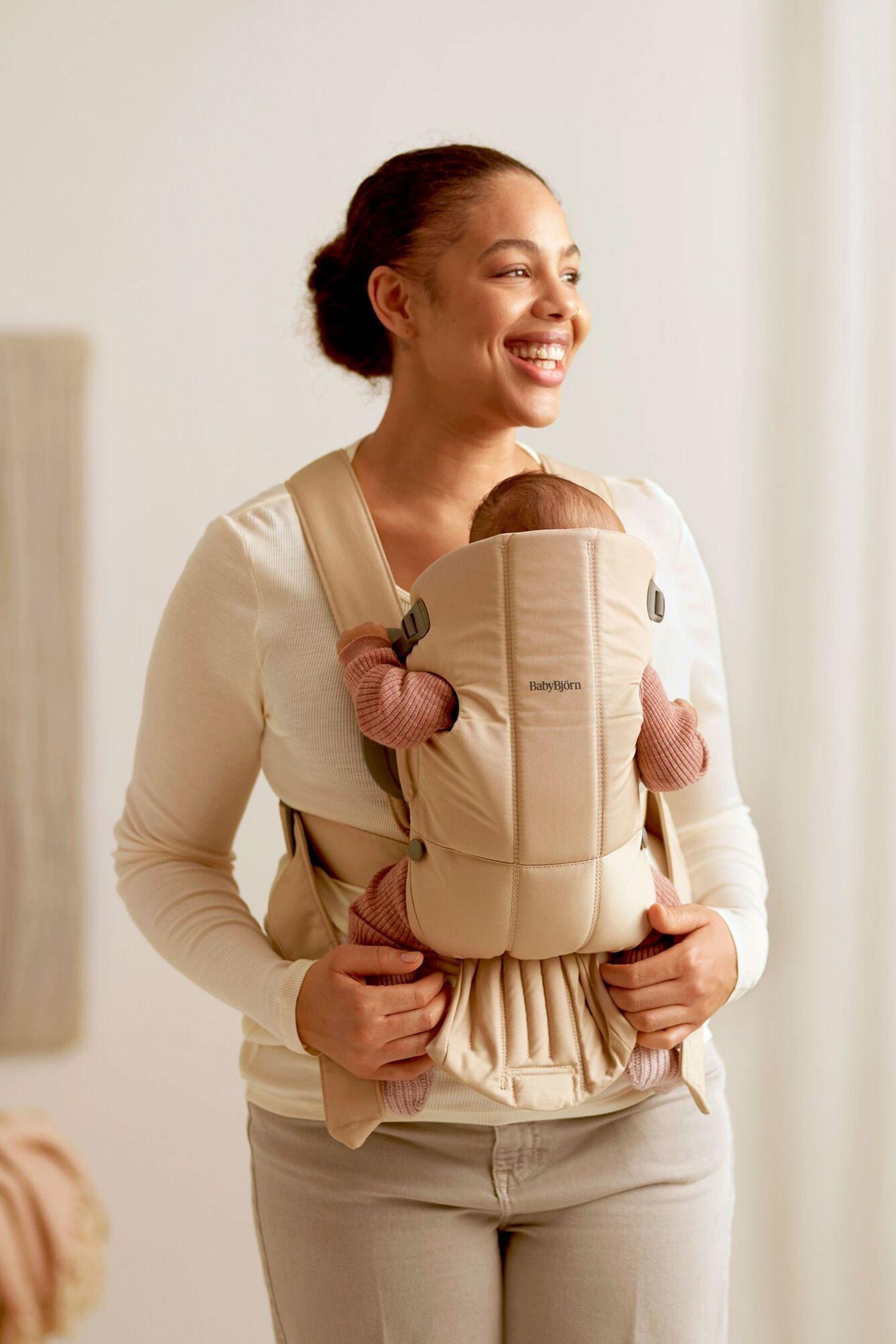Baby Carrier Mini, Woven, Beige image number 2