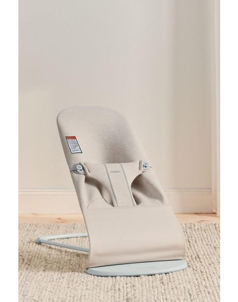 Baby Bouncer Bliss: 3D Jersey | Light Beige
