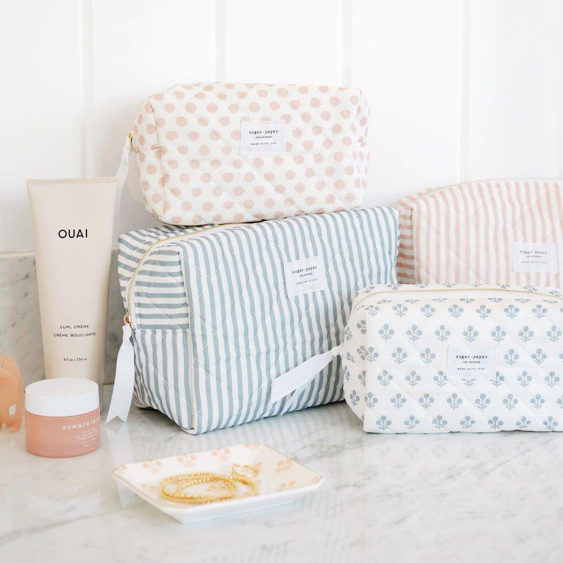 Rose Polka Dot Small Cosmetic Pouch image number 2