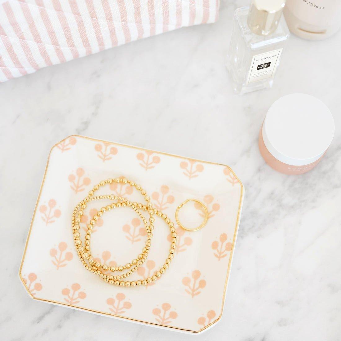 Rose Floral Trinket Tray image number 2
