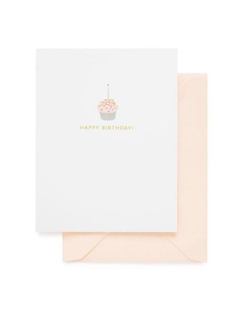 Happy Birthday Cupcake Greeting Card