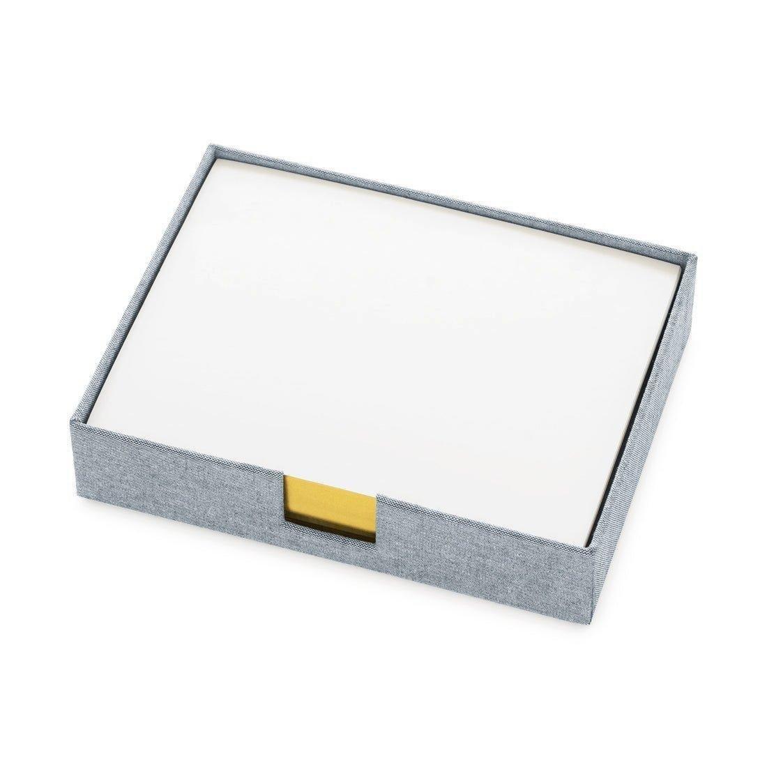 Desk Jotter, Chambray