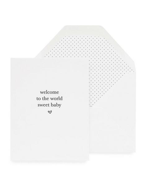 Welcome Sweet Baby Greeting Card